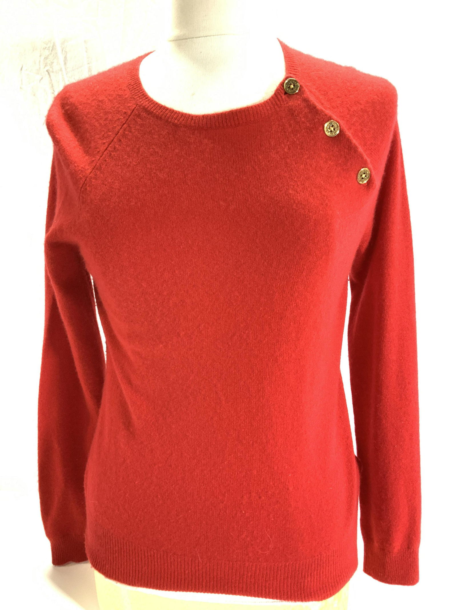 Ralph Lauren Red Cashmere Sweater (1 of 5)