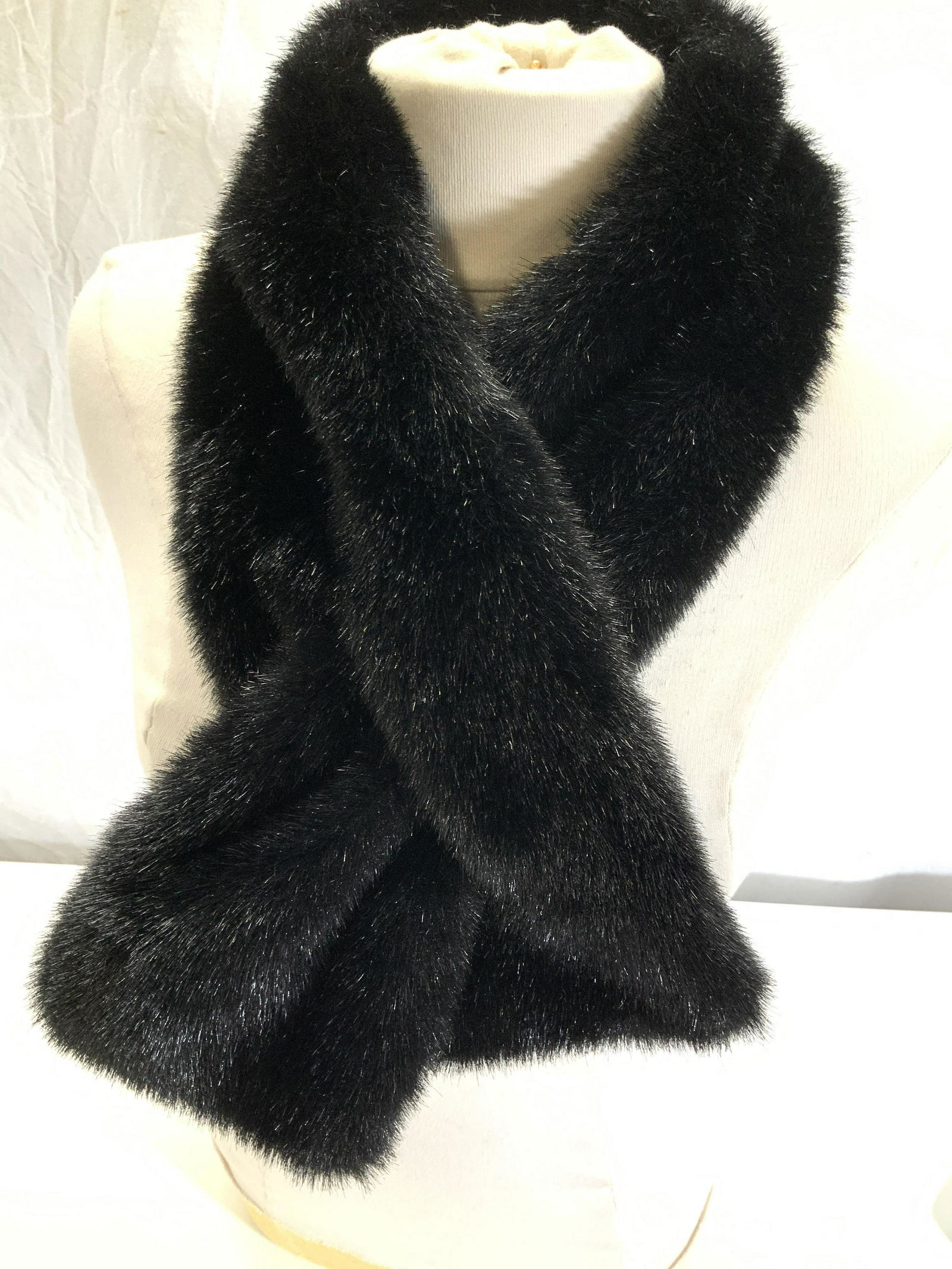 Dennis Basso Faux Fur Scarf (1 of 4)