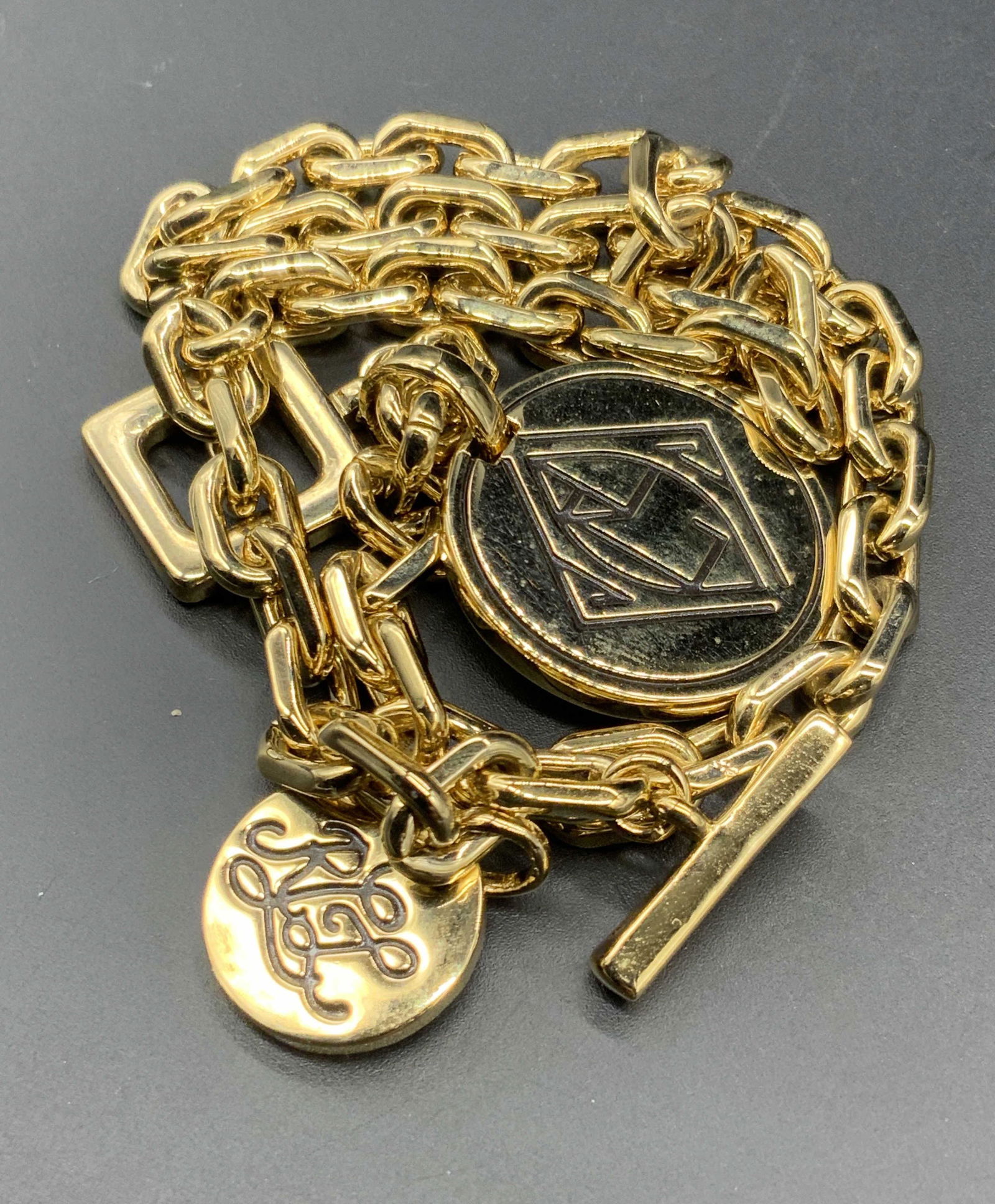 RLL Ralph Lauren Chunky Pendant Chain Necklace (1 of 10)