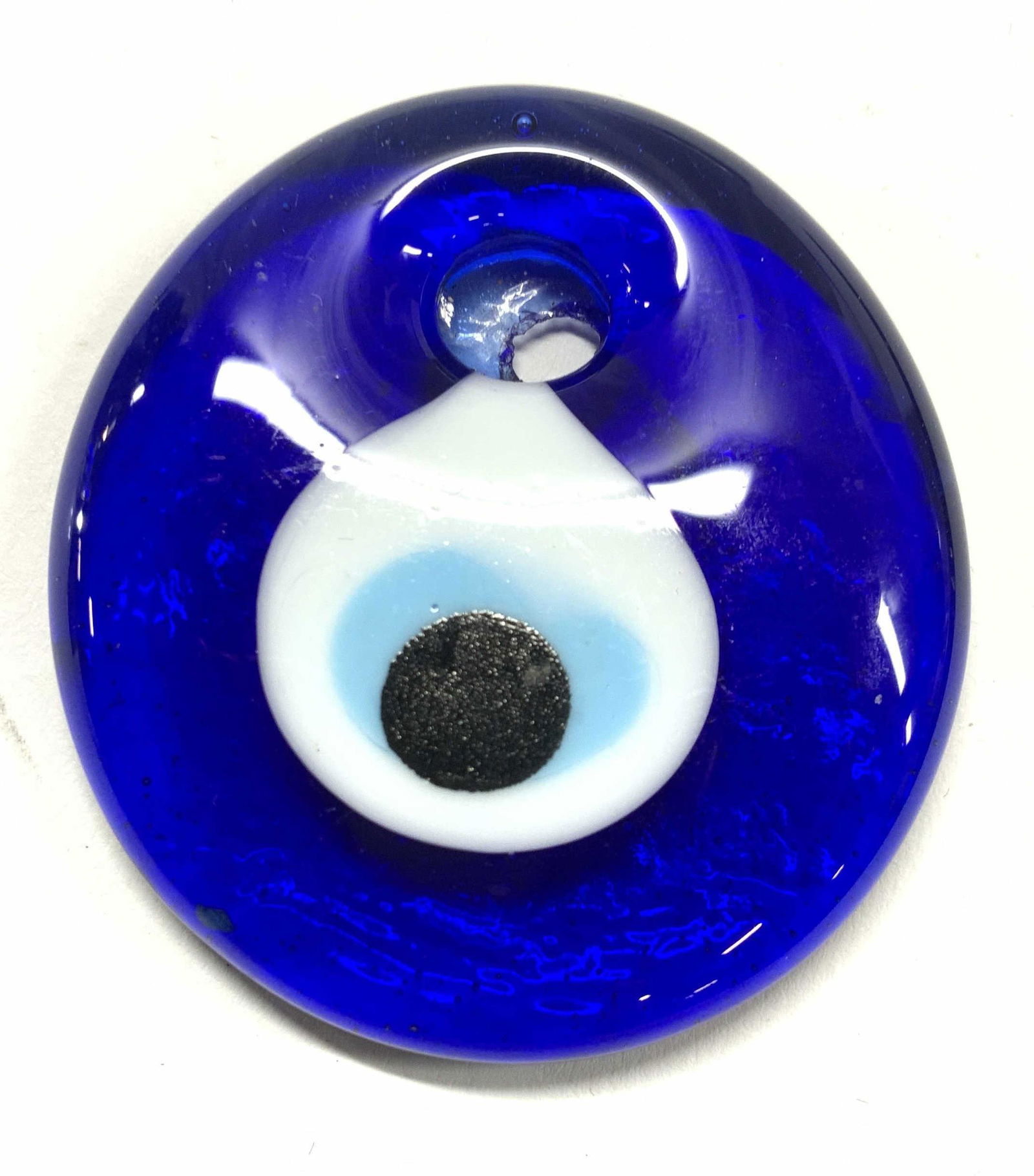 Hand Blown Evil Eye Glass Pendant (1 of 5)