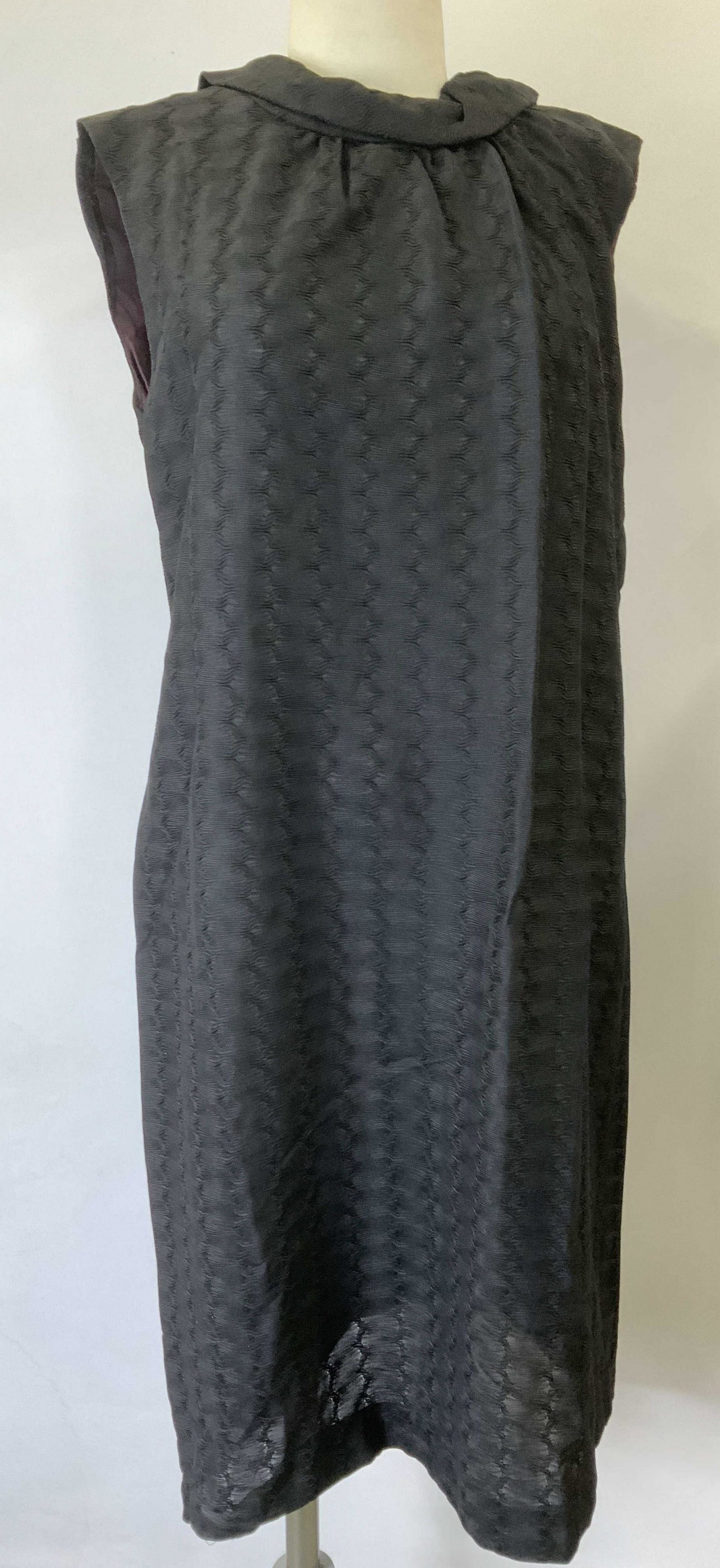 Mid Century Black Shift Dress (1 of 7)