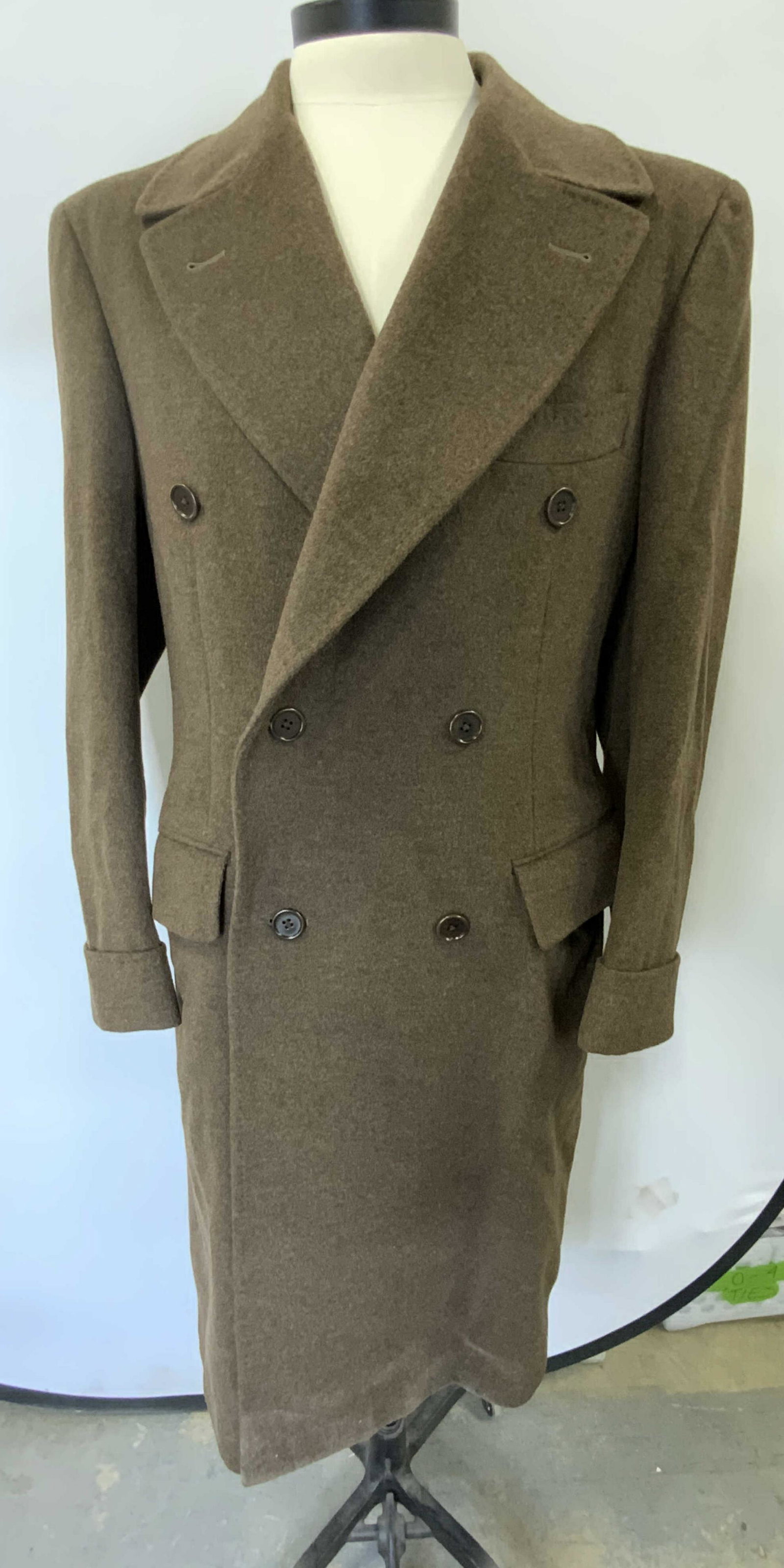 GIORGIO MILANO Brown Wool Coat (1 of 7)