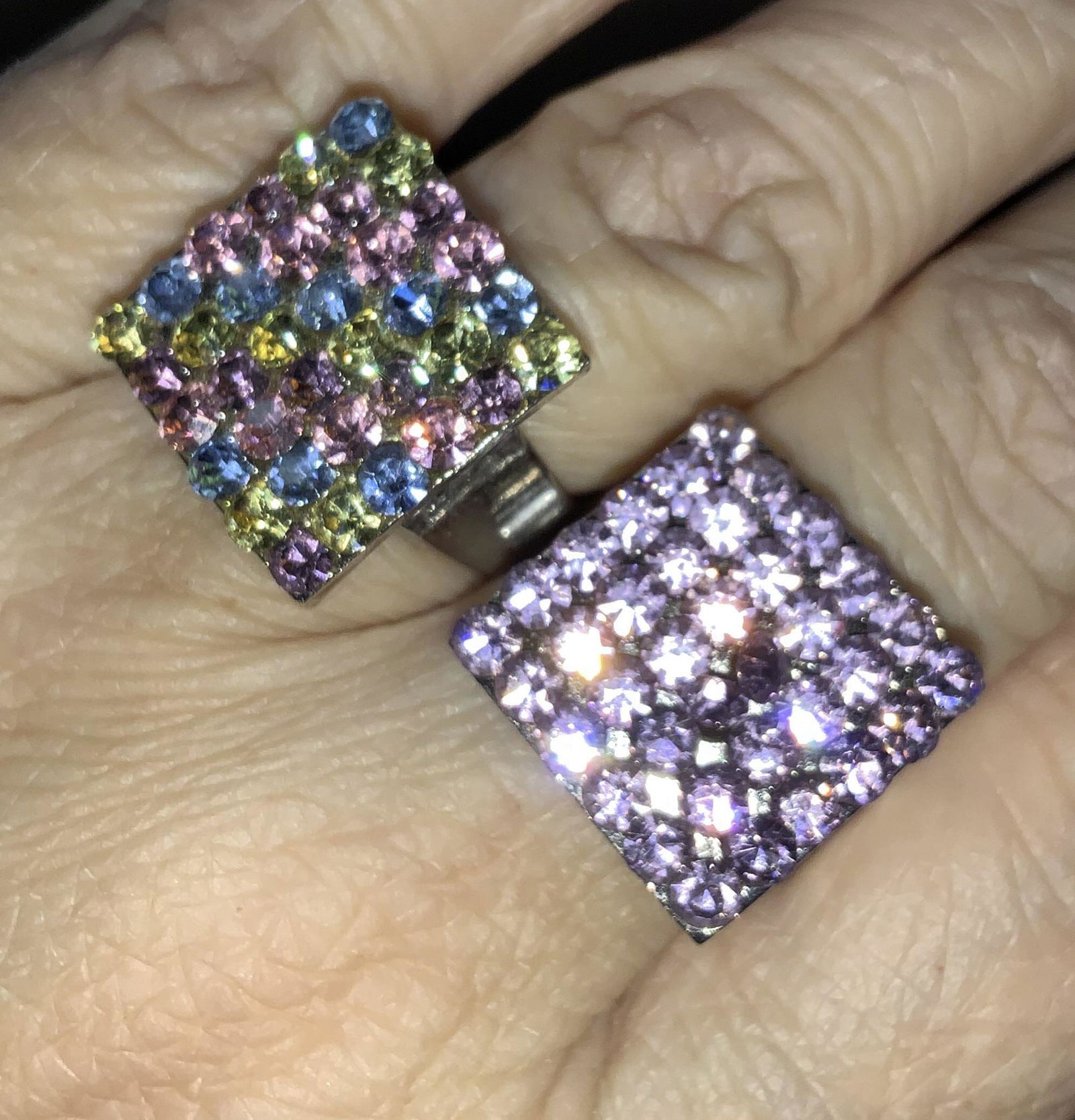 Aurora Borealis Crystal Rings, 2 (1 of 5)