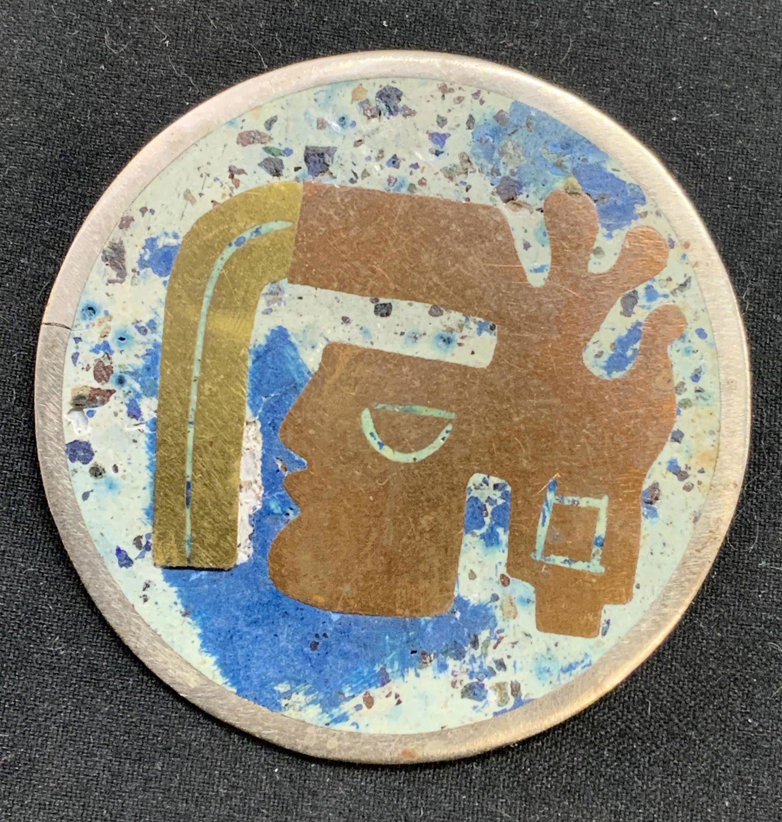 Mexican indigenous Figural Pendant Pin (1 of 5)