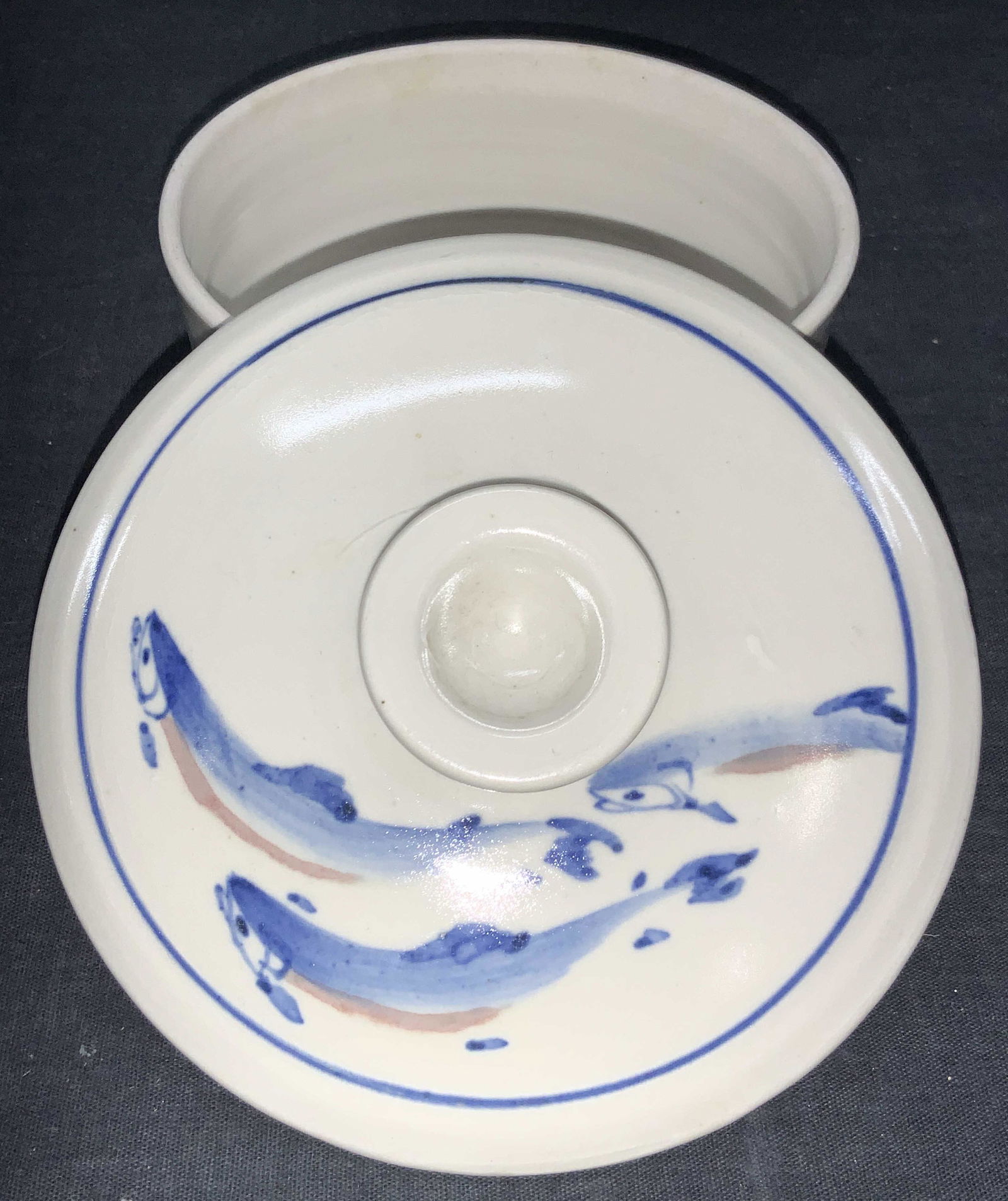 Signed Artisan Crafted Asian Style Lidded Vessel (1 of 7)