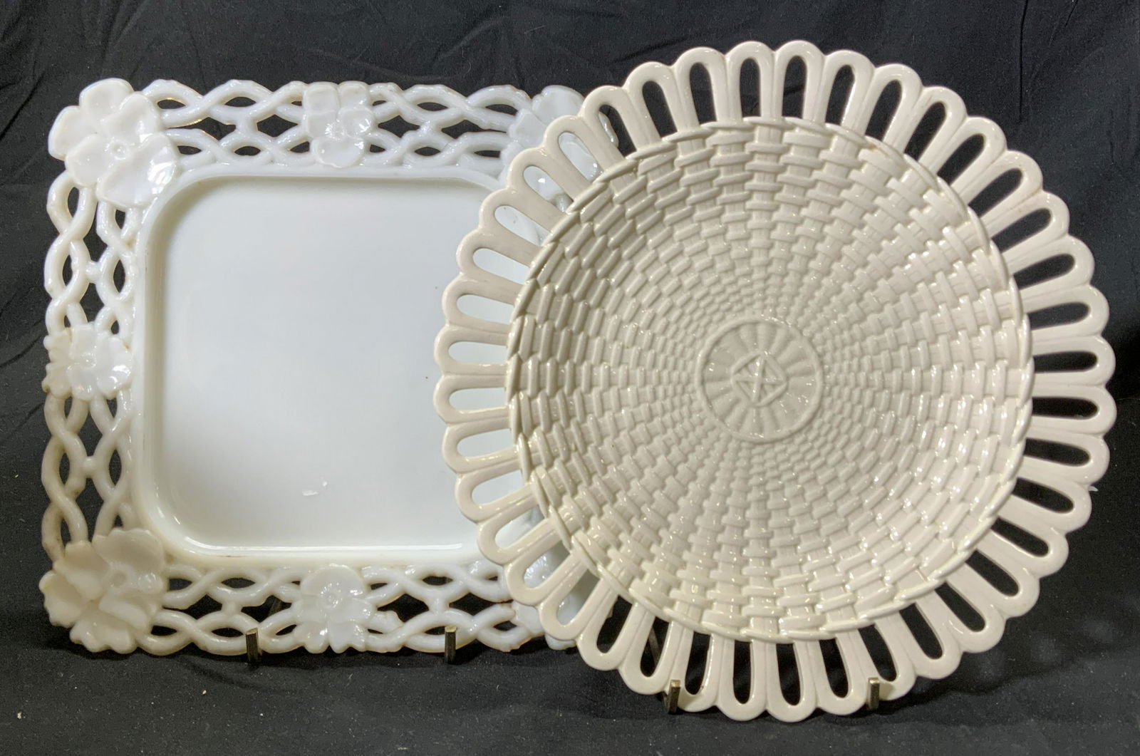 Lot 2 WEDGWOOD Ceramic Basket Plate, More (1 of 5)