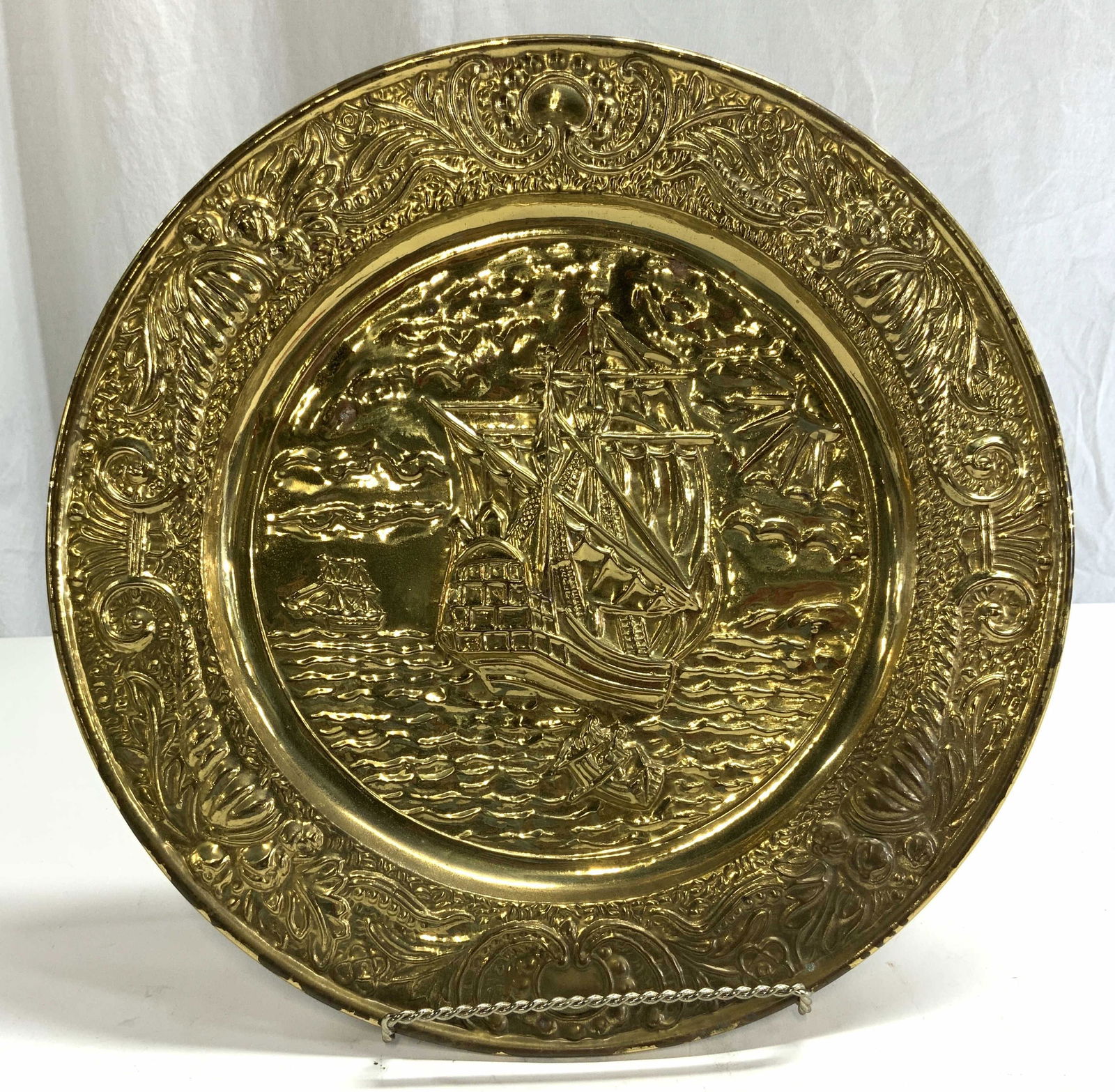 Vintage Nautical Metal Wall Relief (1 of 7)