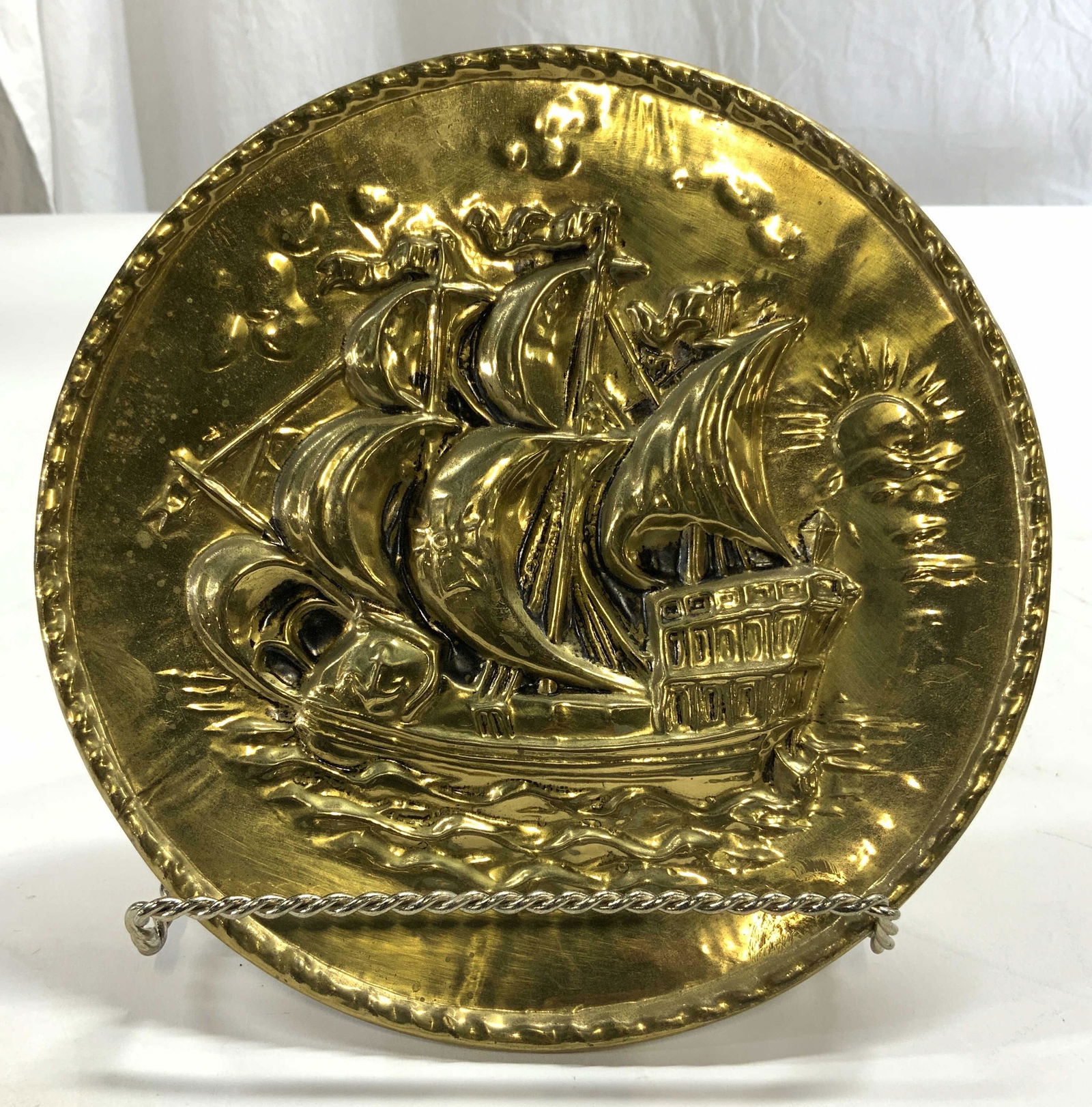 Vintage Nautical Metal Wall Relief (1 of 7)