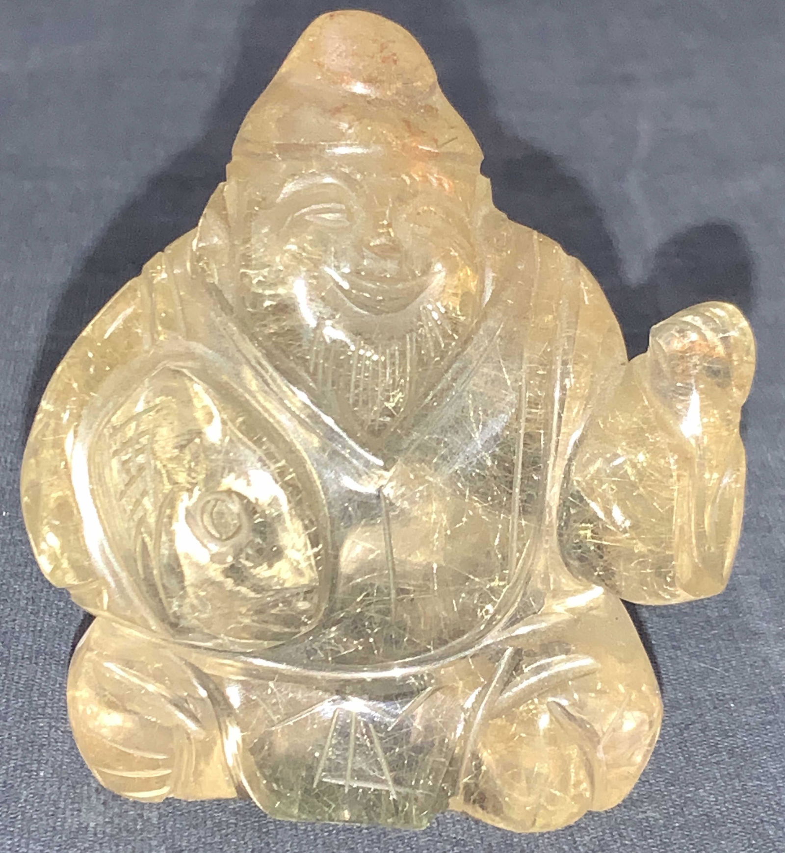 Carved Rutilated Quartz Figural (1 of 8)
