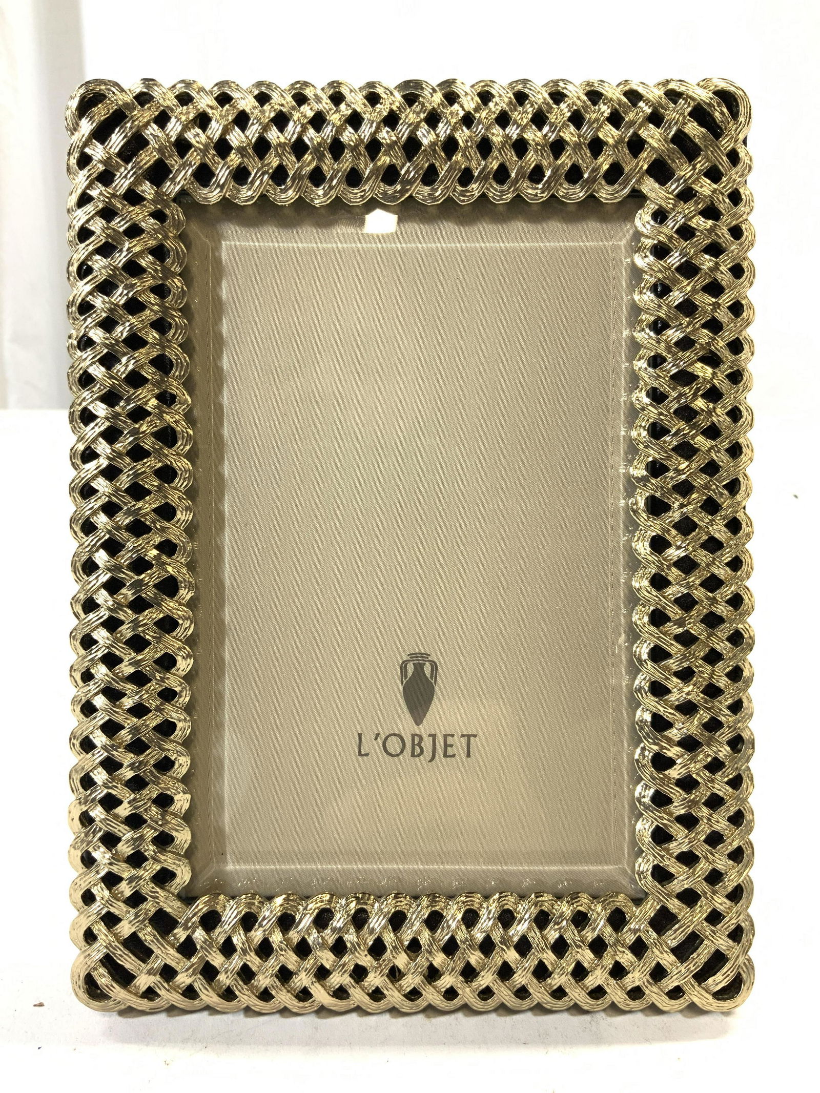 LOBJET Metal Picture Frame W Leather Back (1 of 6)