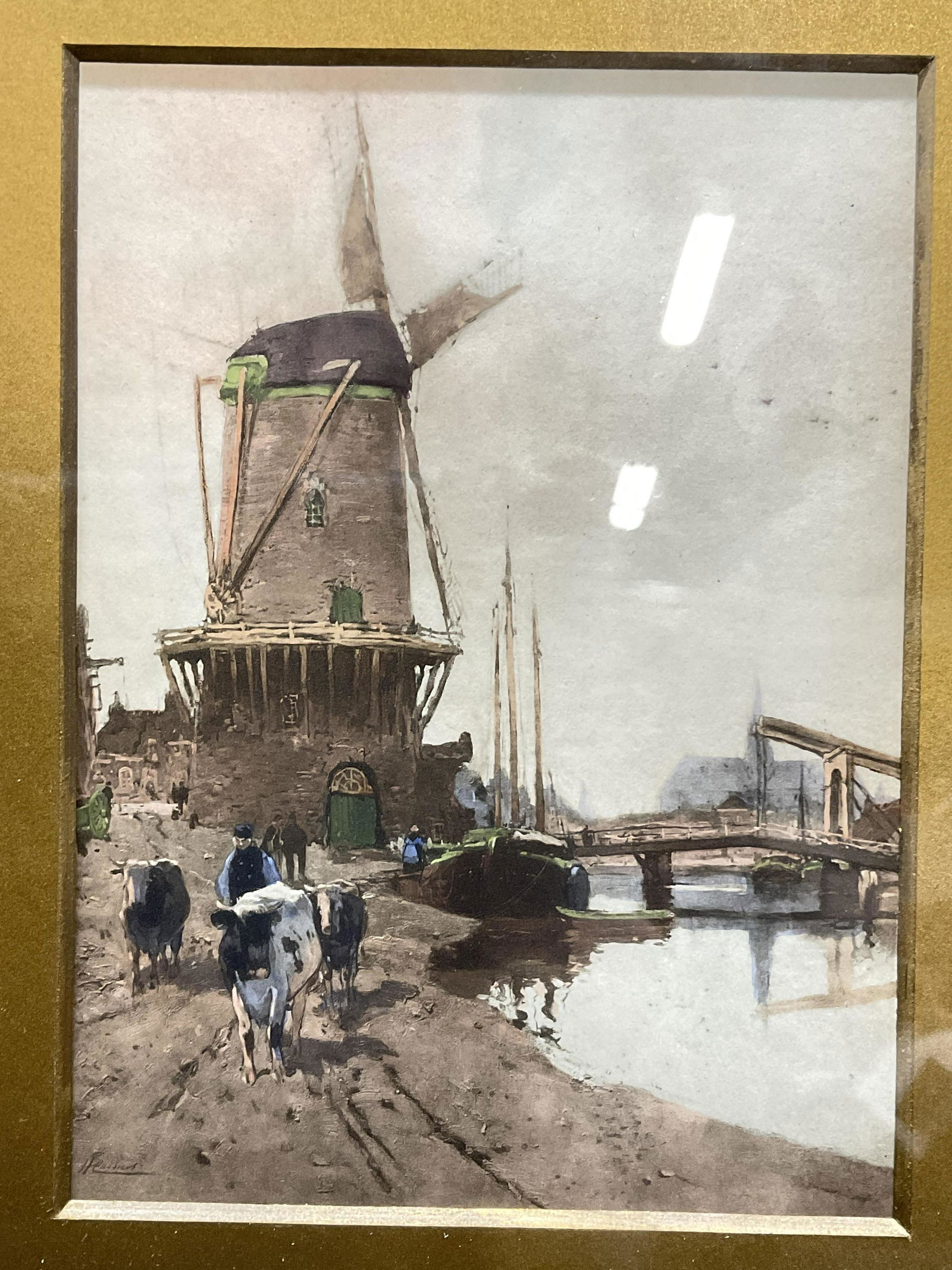 Framed Giclee Danish Scene (1 of 5)