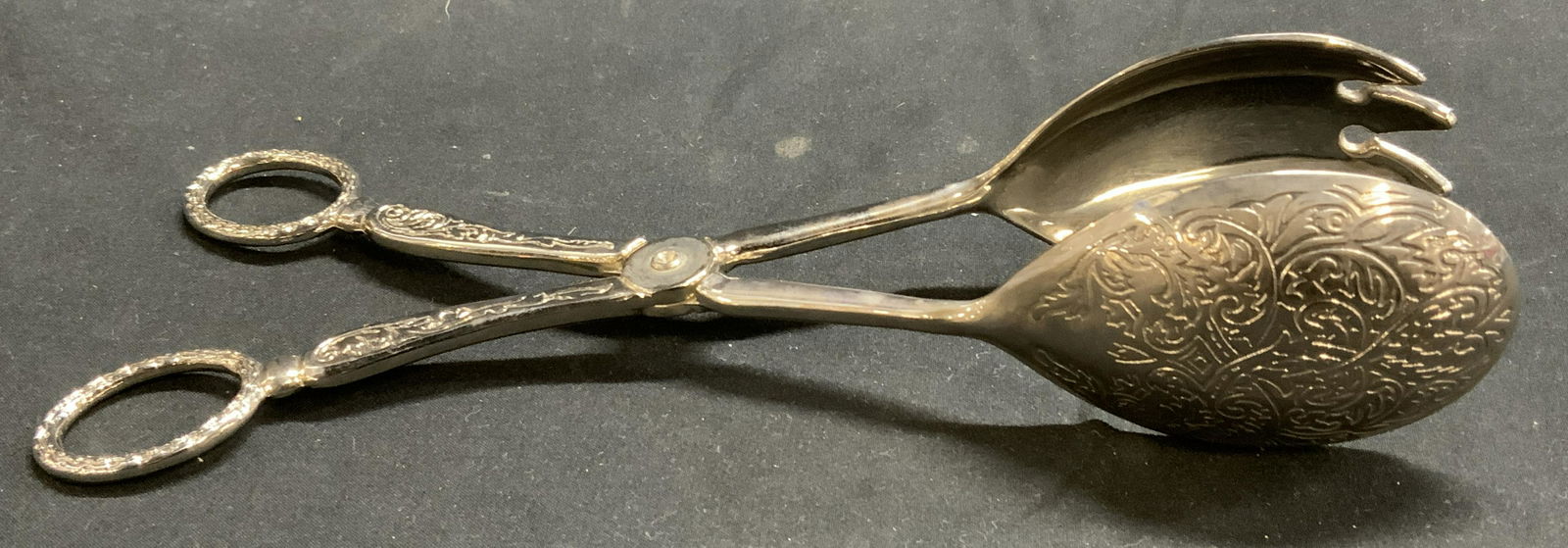 Vintage Ep Zinc Alloy Silver Plated Serving Tongs (1 of 6)