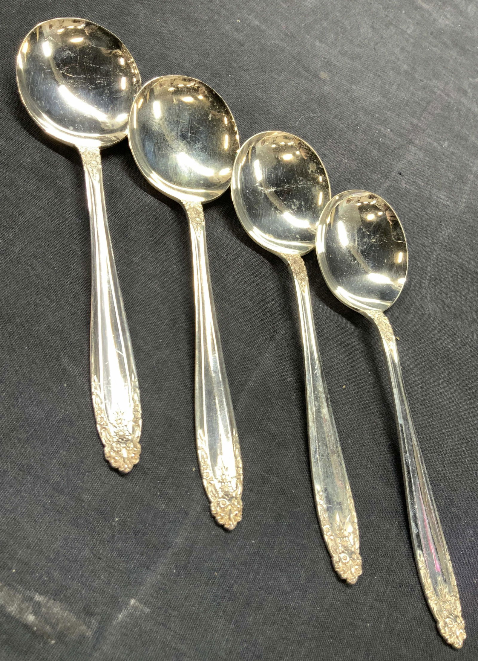 4 Nickel Silver Serving Spoons (1 of 7)
