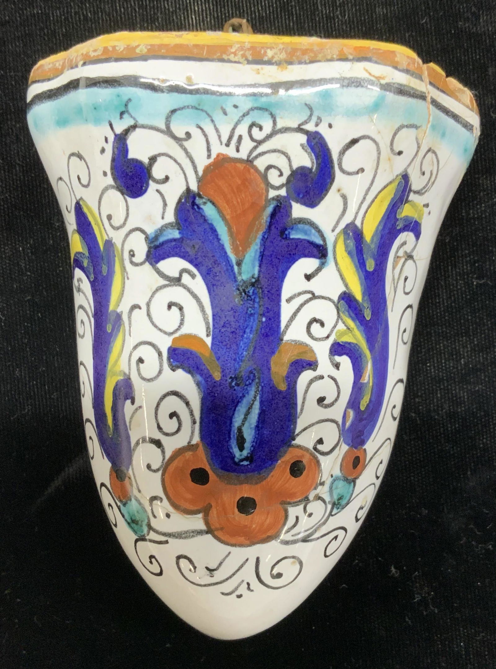 San Gimignano Ceramic Wall Planter , Italy (1 of 6)