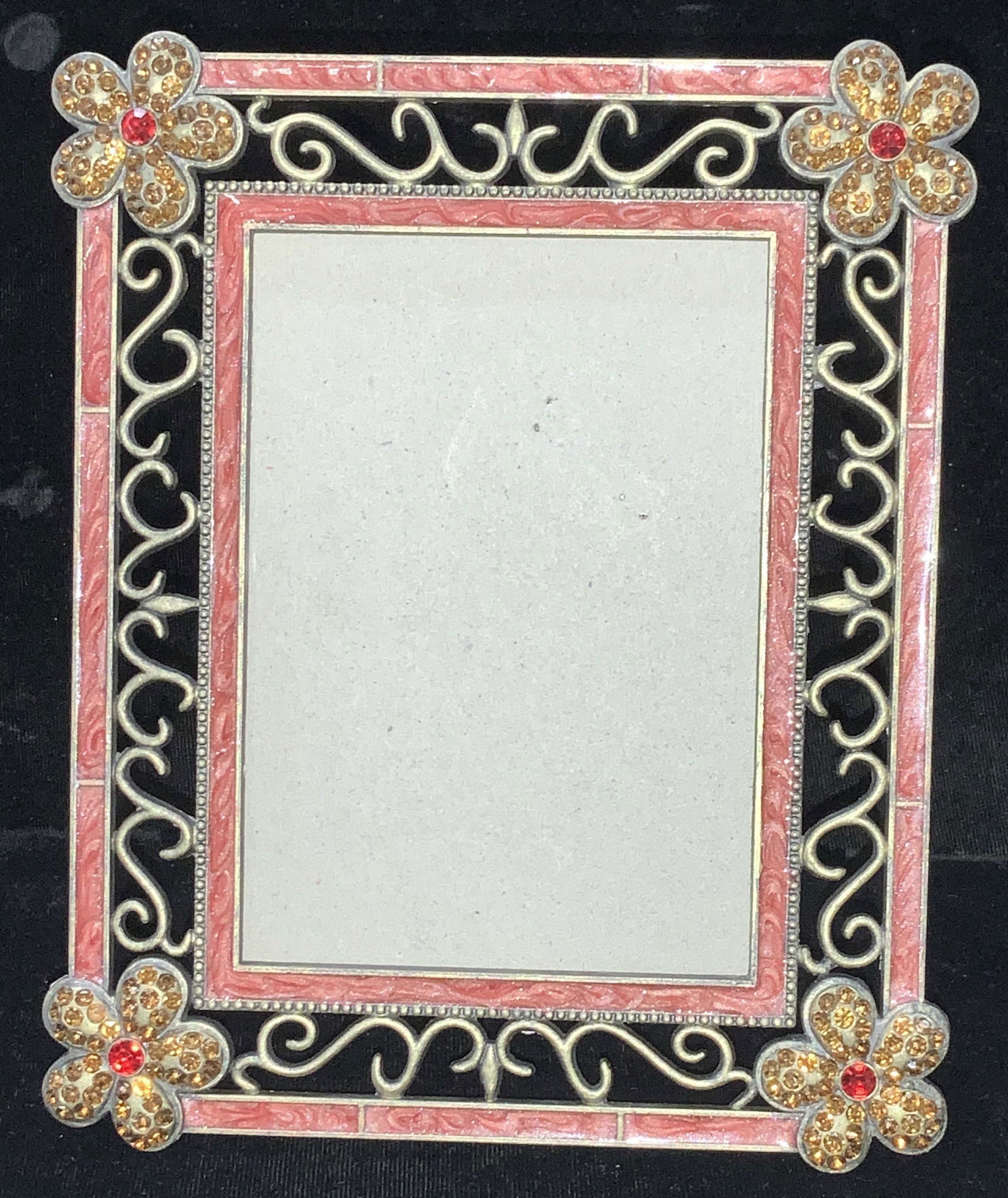 Crystal & Enamel 5 x 3.5 Easel Back Frame (1 of 6)