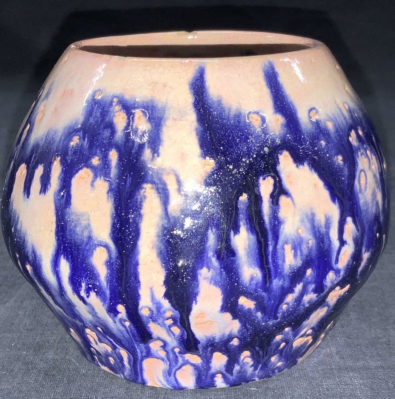 Crafted Drip Glazed Ceramic Vessel (1 of 9)