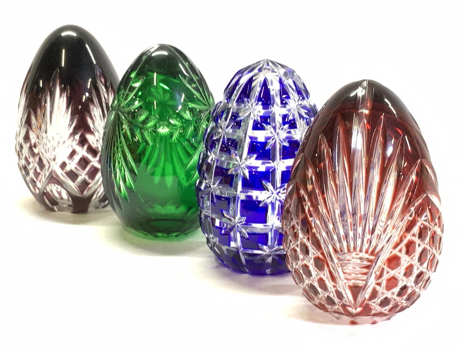 Magda Nemeth Ltd Ed Ajka Bohemian Crystal Eggs, 4 (1 of 8)