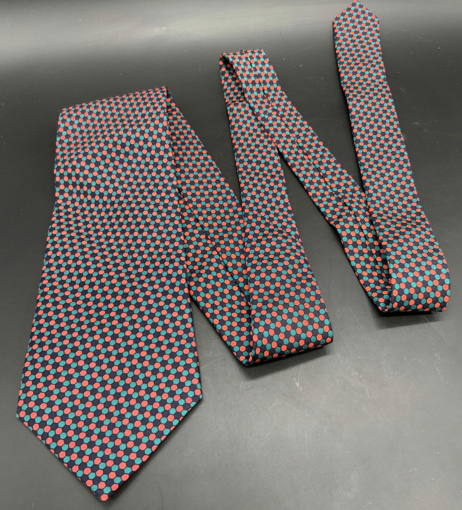 DAVID CENCI Roma Milano New York English Silk Tie (1 of 9)