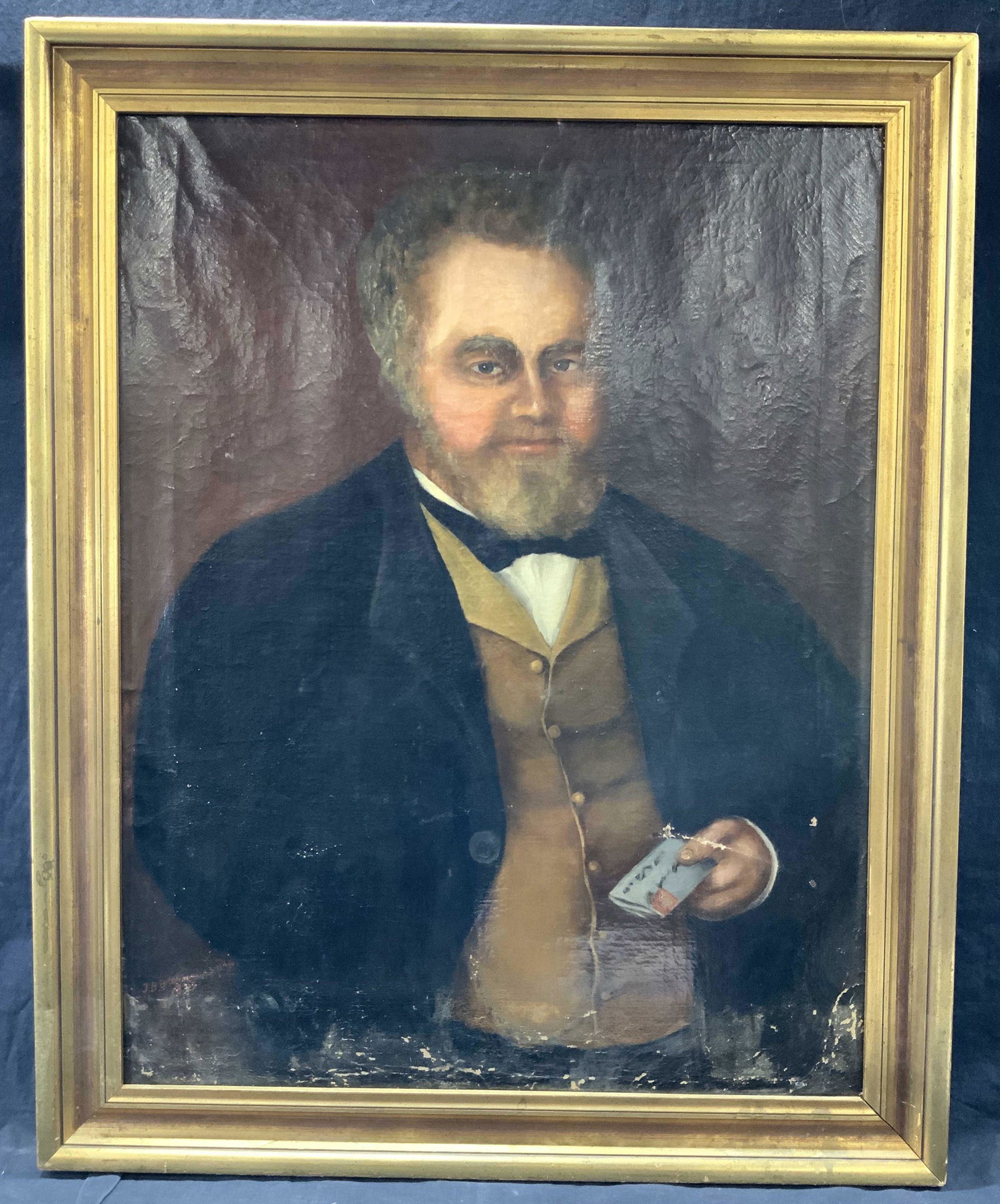 J.B. Brenan Signed Portrait Oil Painting (1 of 13)