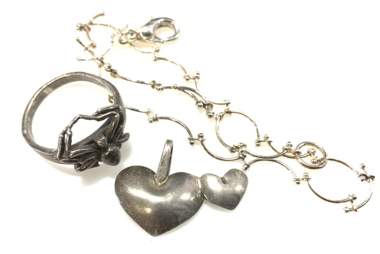 Lot 3 Vintage Jewelry, Sterling Silver More (1 of 6)