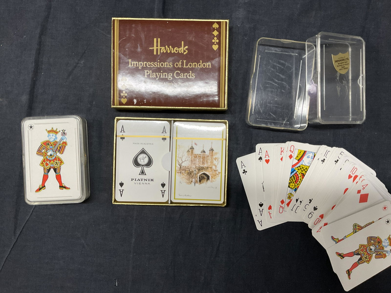 Lot 3 Decks of Harrods Playing Cards, Unopened (1 of 5)