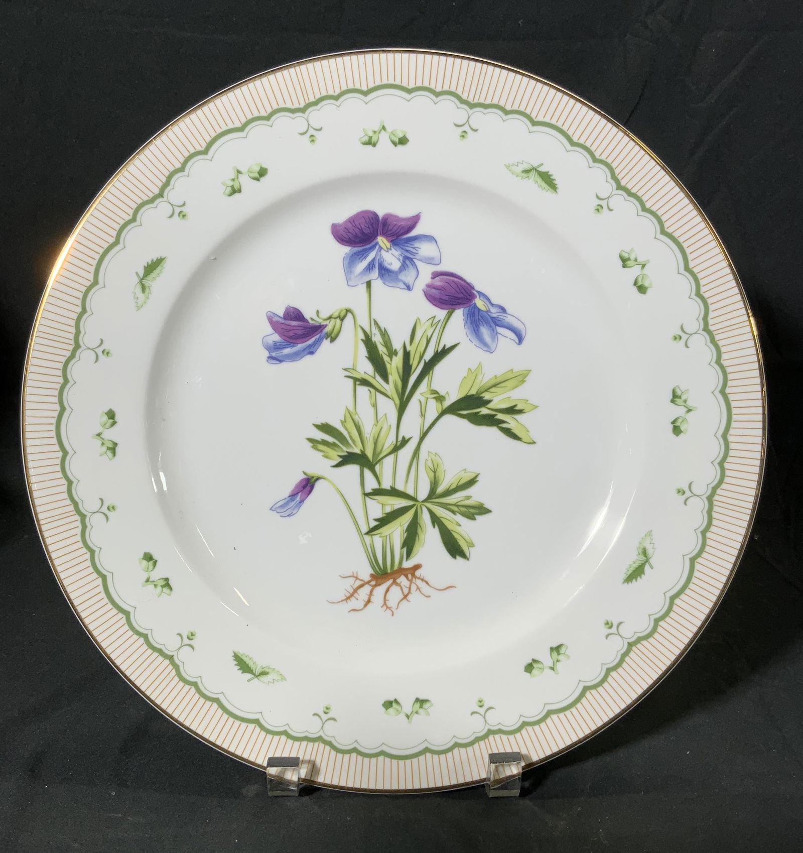 GEORGES BRIARD Victorian Garden Chop Plate (1 of 6)