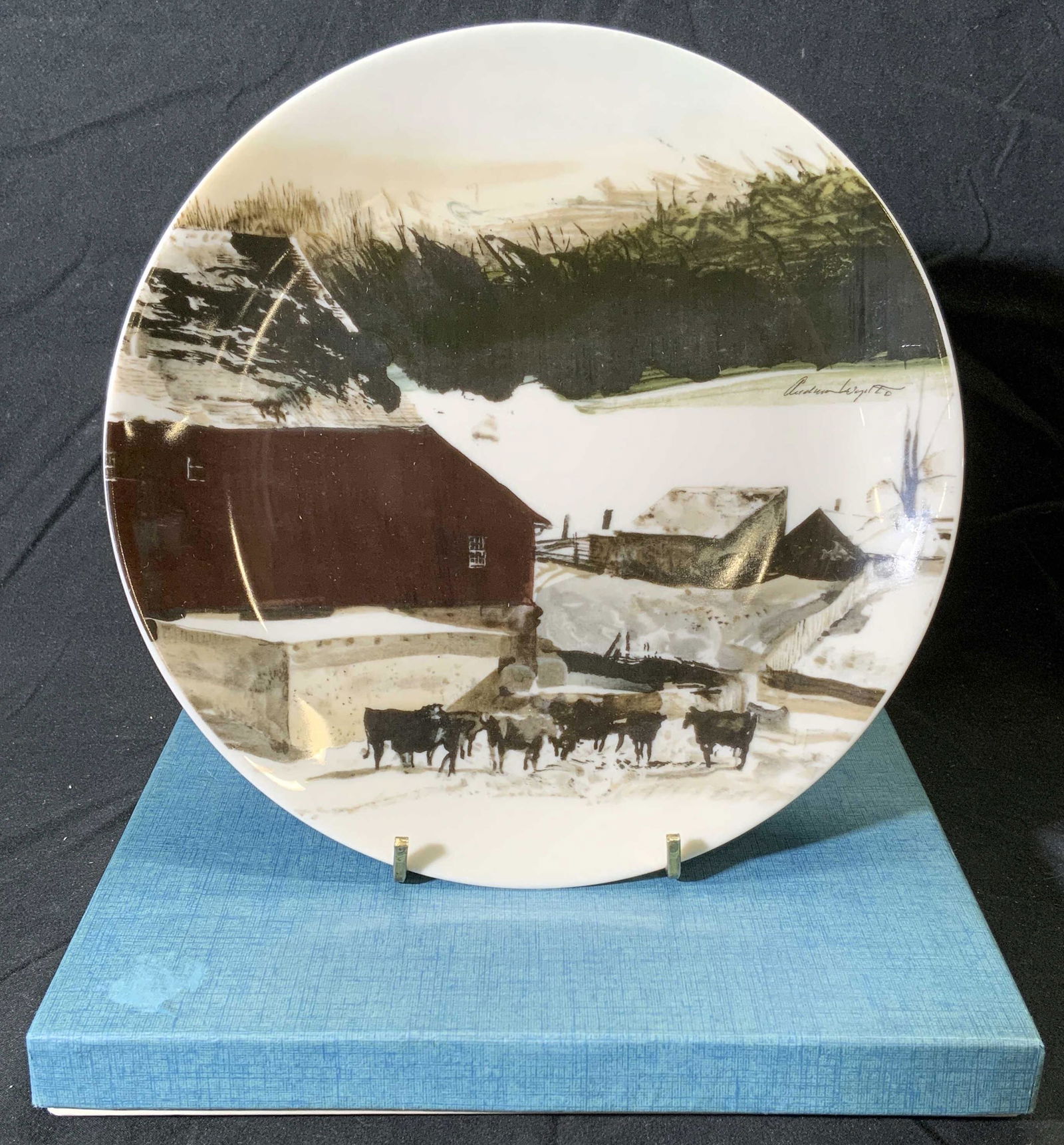 ANDREW WYETH Collectible China Plate in Box (1 of 7)