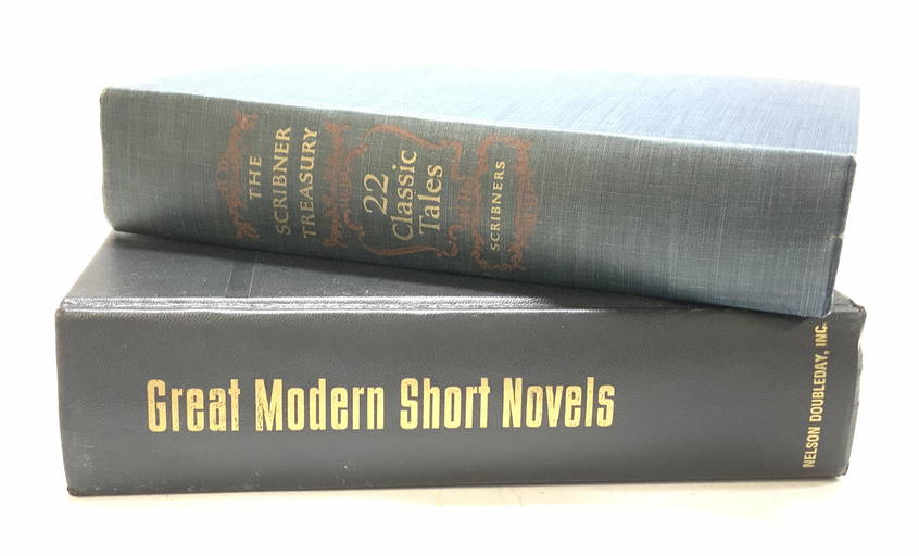 2 Books The Scribner Treasury, Modern Short Novels