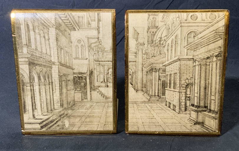 Fratelli Alinari Florence Architecture Bookends