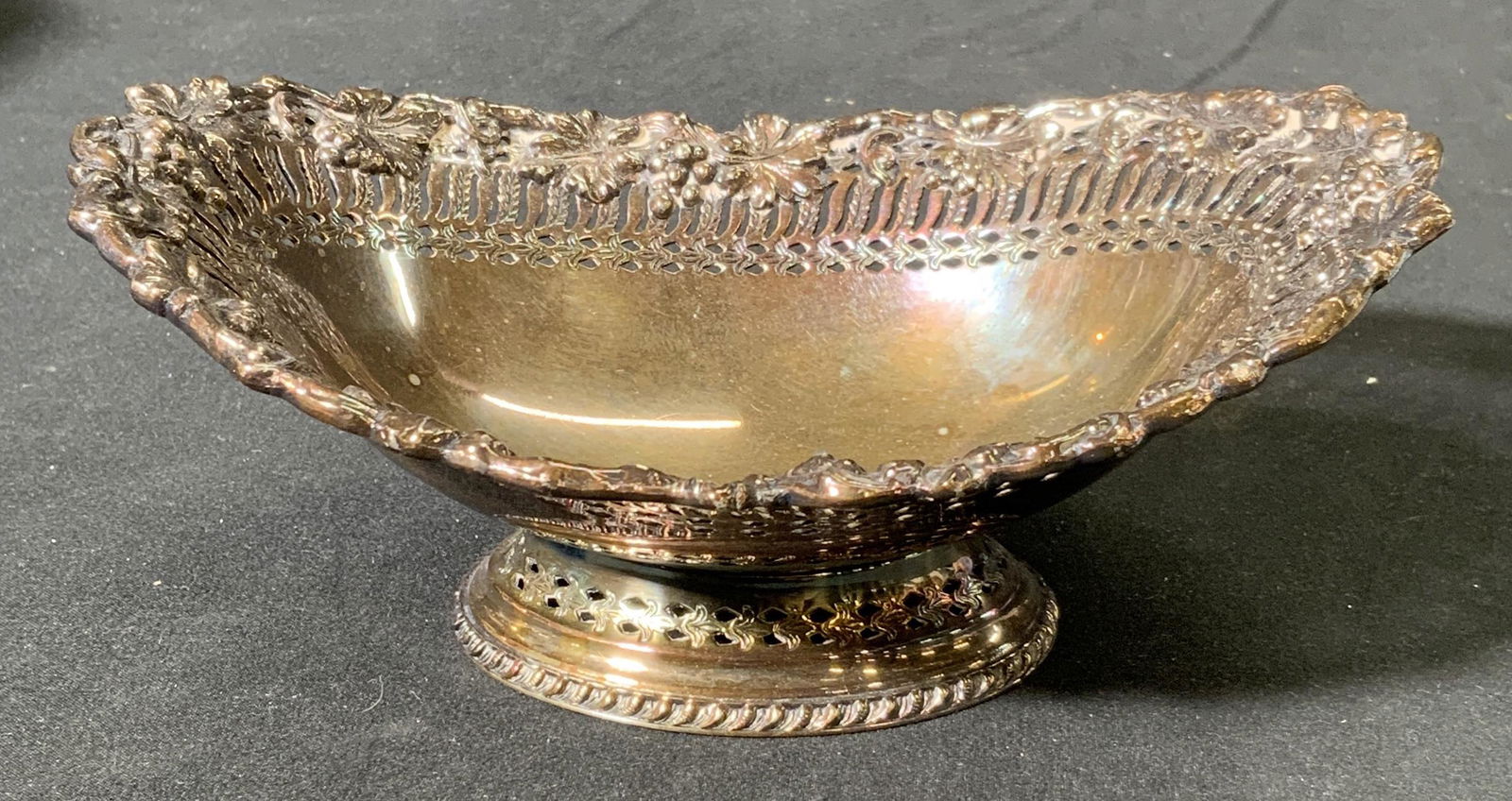 Vintage Silver Plated Footed Dish (1 of 6)
