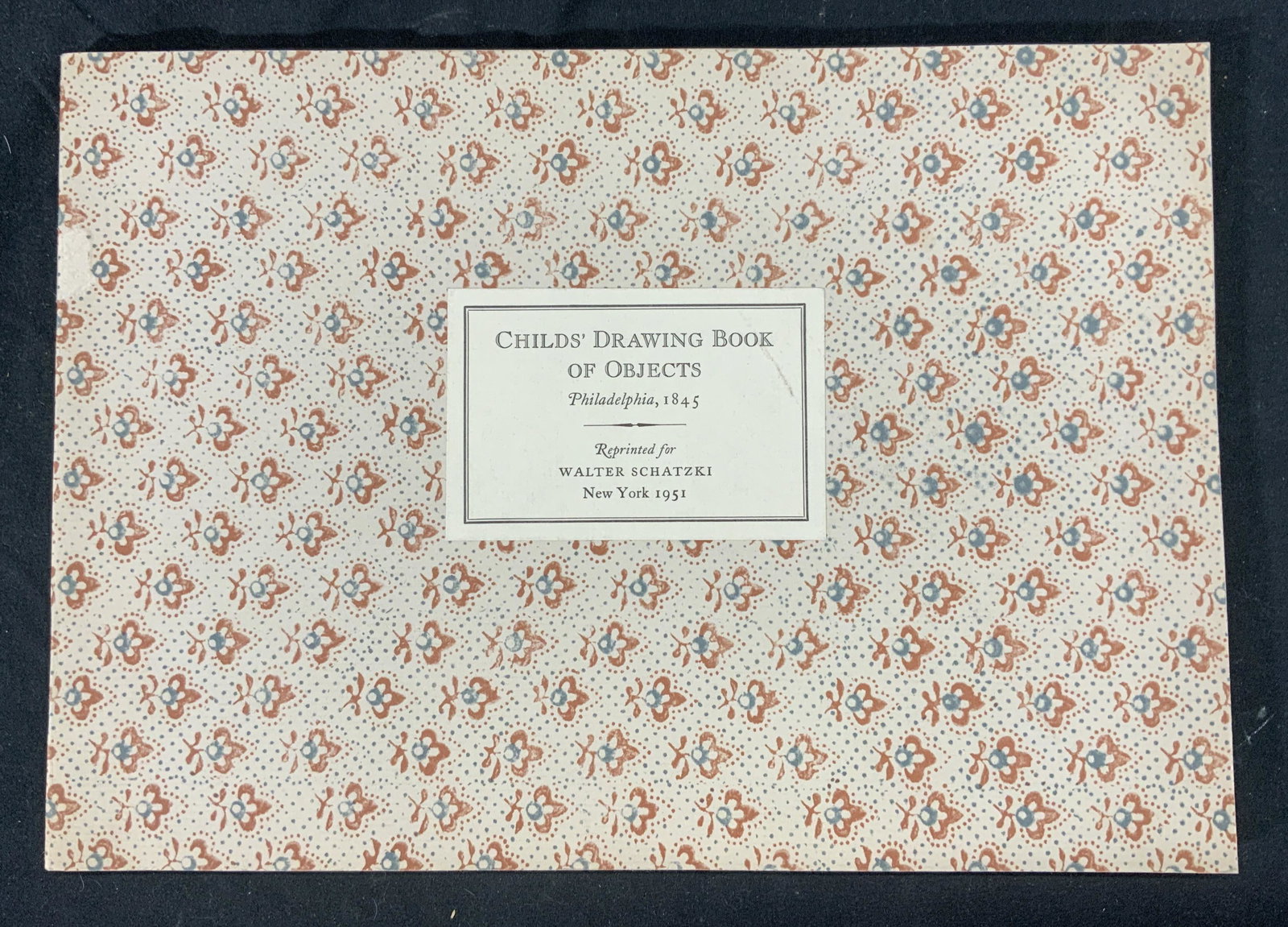 Facsimile 1845 Childs Drawing Book of Objects (1 of 4)