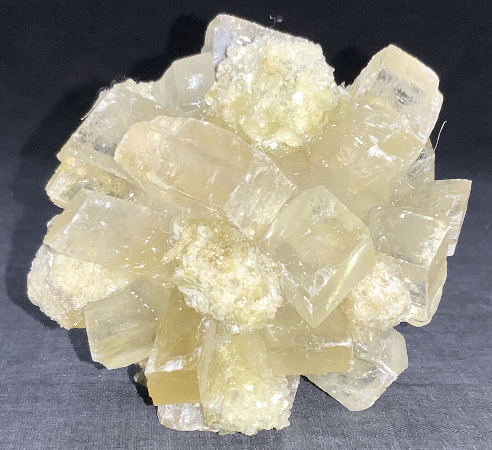 Yellow Calcite Star Cluster Specimen (1 of 6)