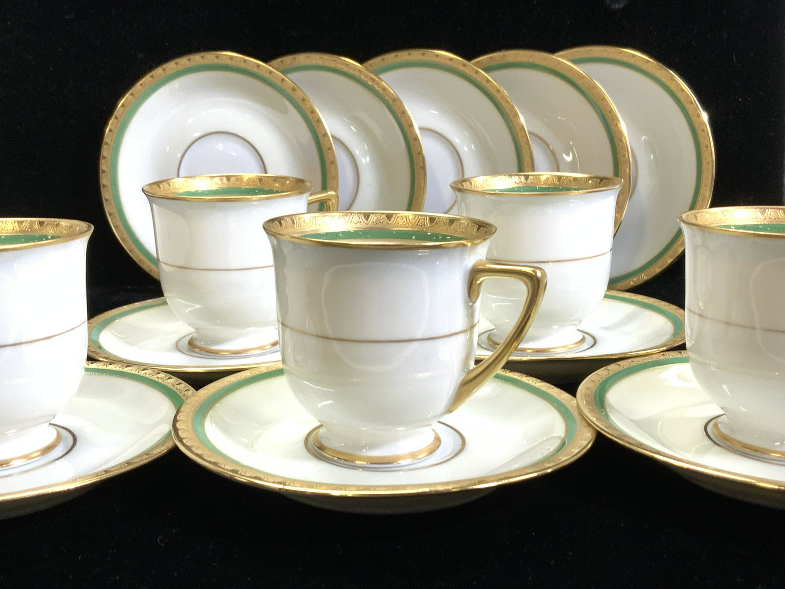 Set 14 Heinrich & Co Selb Porcelain Demitasse Set (1 of 7)