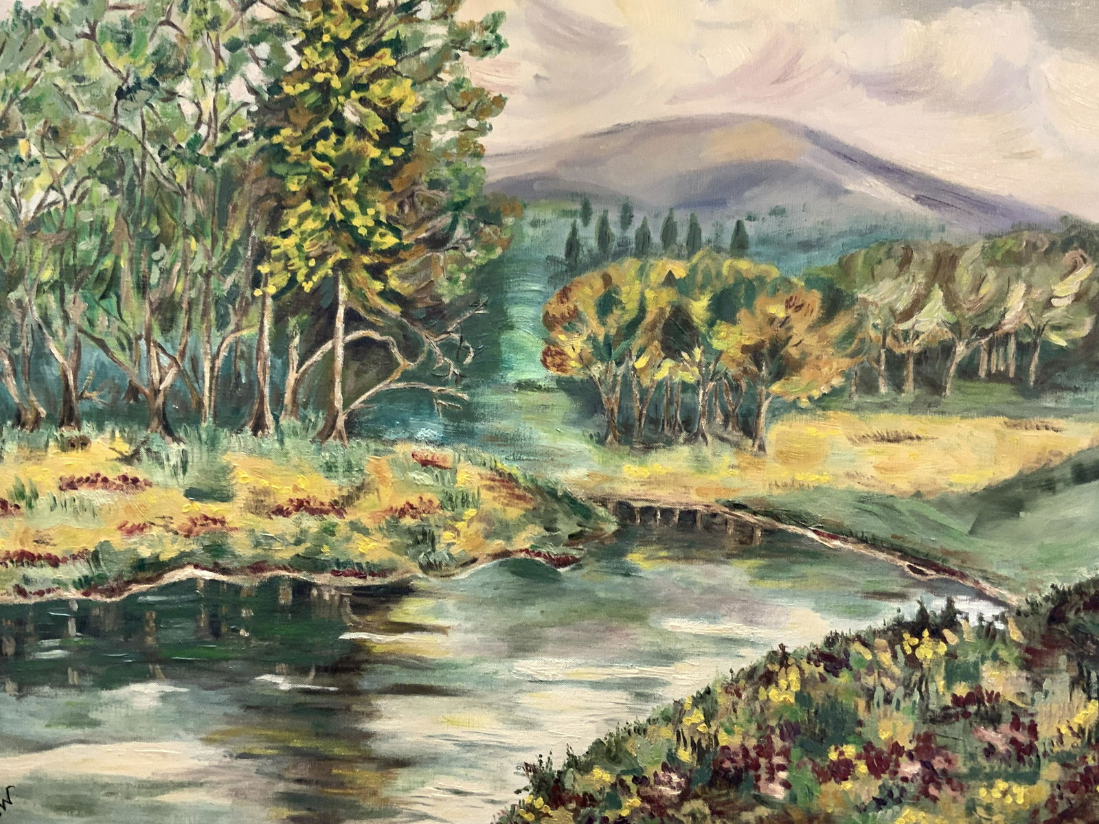 Signed Wachowski Landscape Oil Painting (1 of 11)