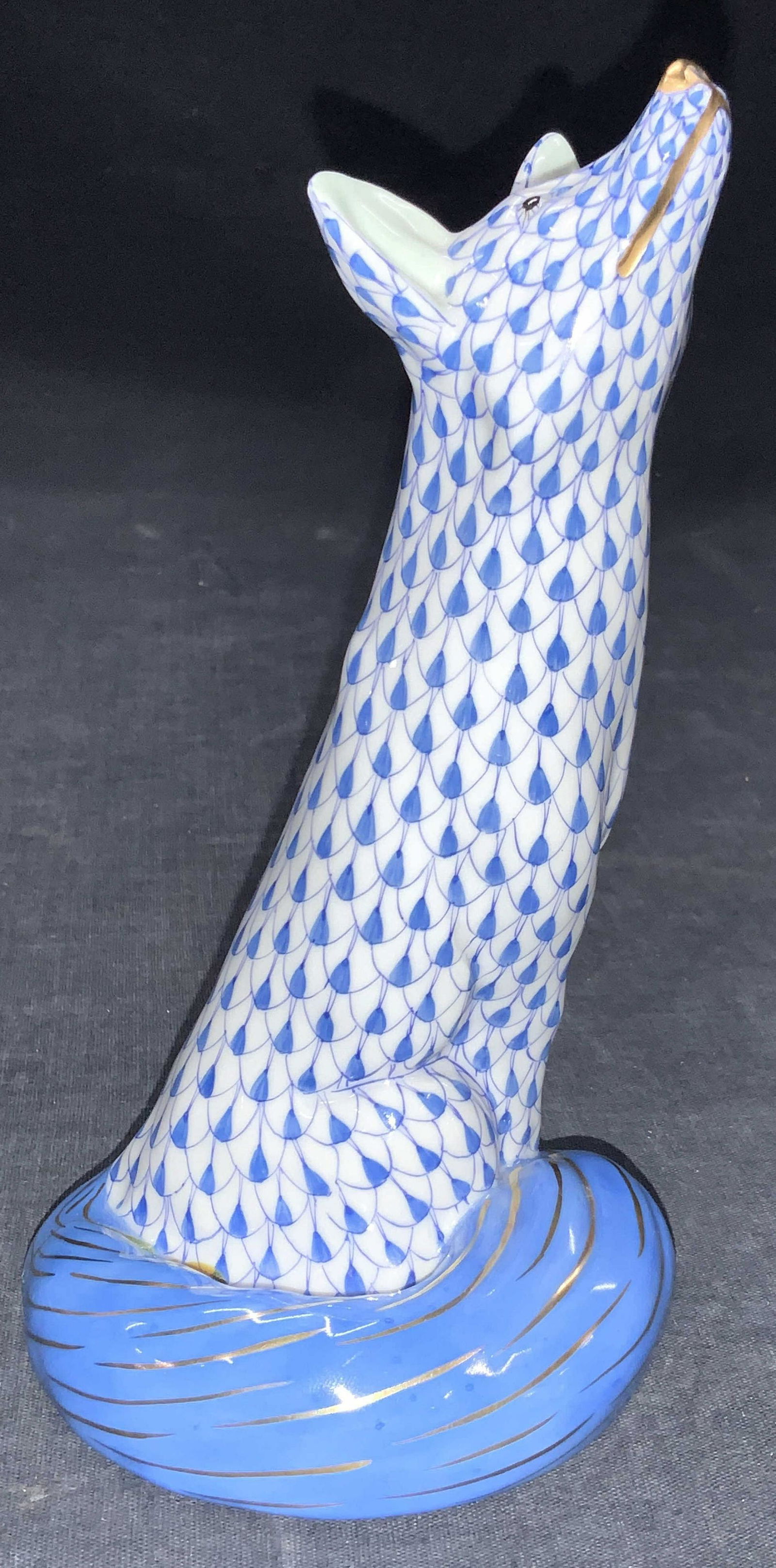 Hand Painted HEREND Porcelain Fox Figural (1 of 10)