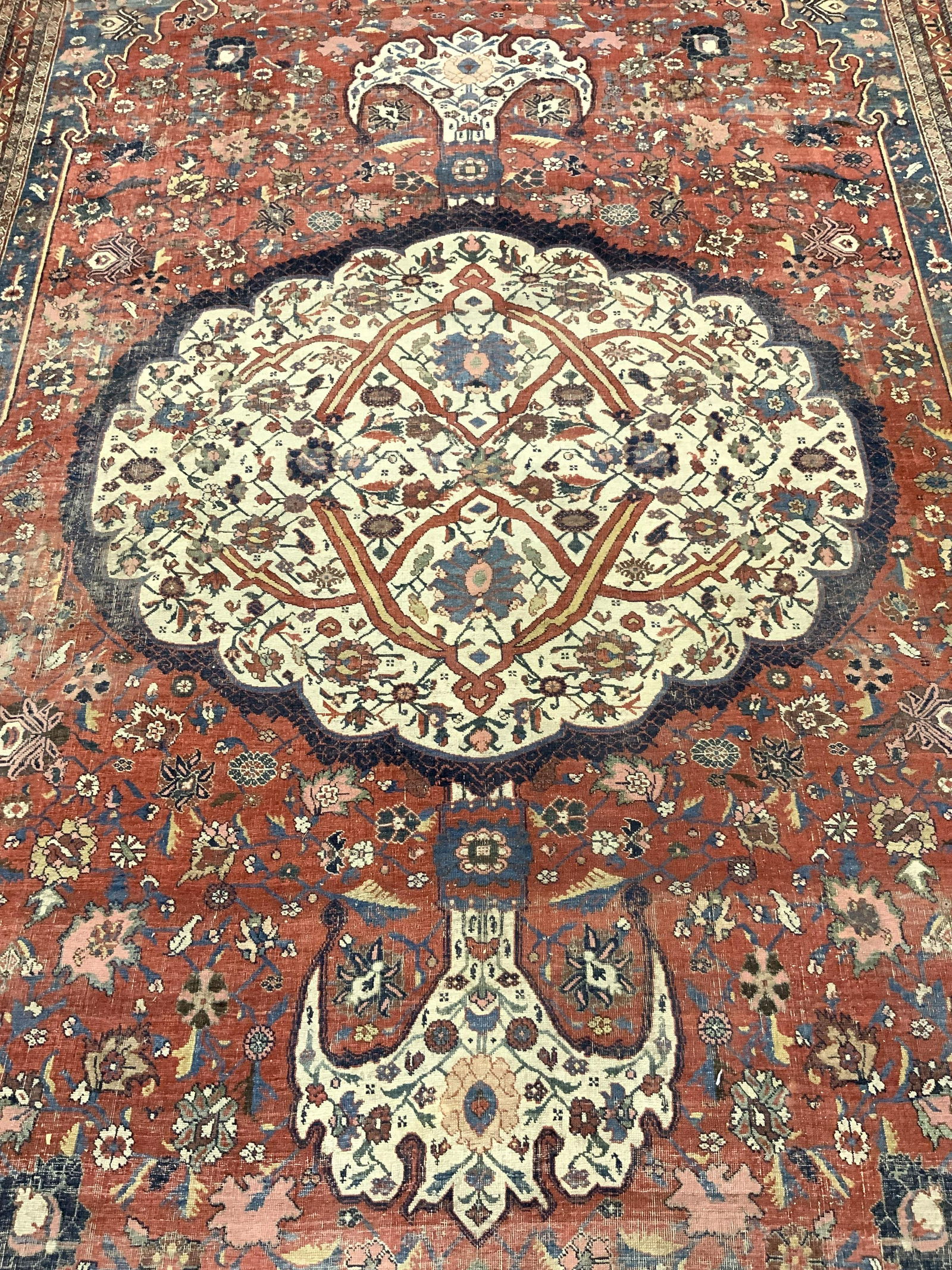 Antq Persian Hand Knotted Oversized Wool Rug (1 of 15)