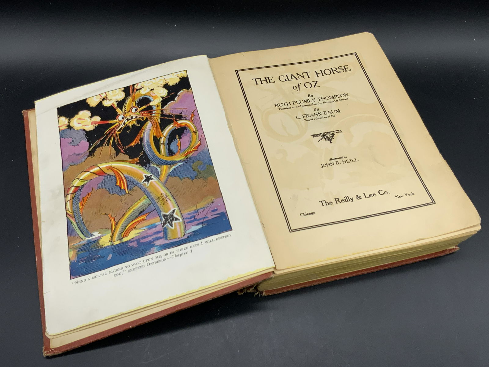 THE GIANT HORSE OF OZ First Edition 1928 R. Plumly (1 of 15)