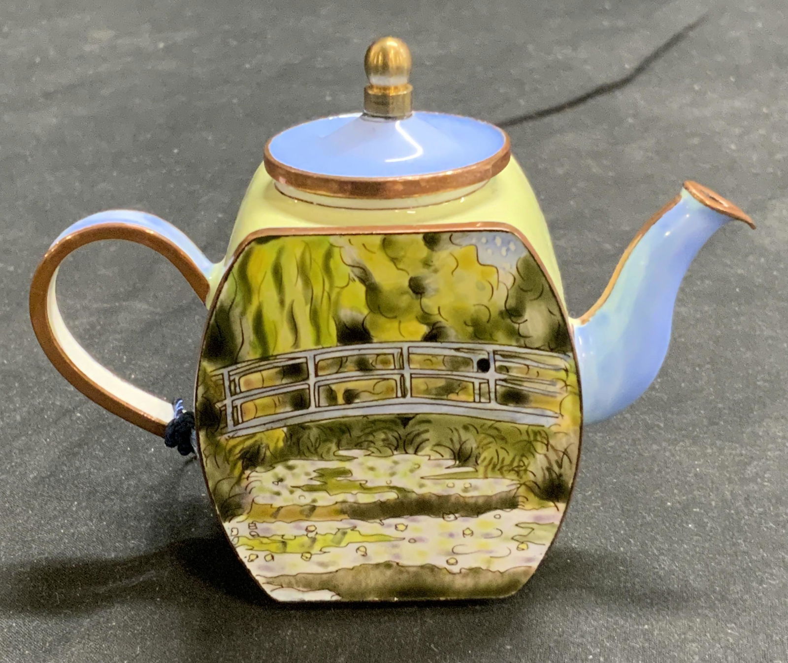 Charlotte Di Vita MONET Japanese Garden Teapot NIB (1 of 10)