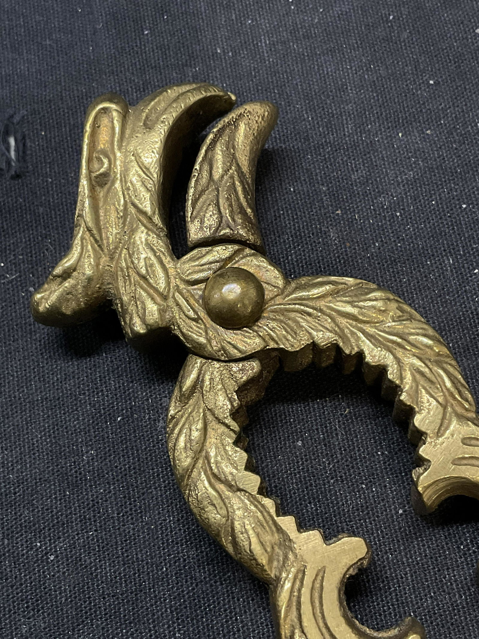 Brass Parrot Head Nut Cracker (1 of 6)