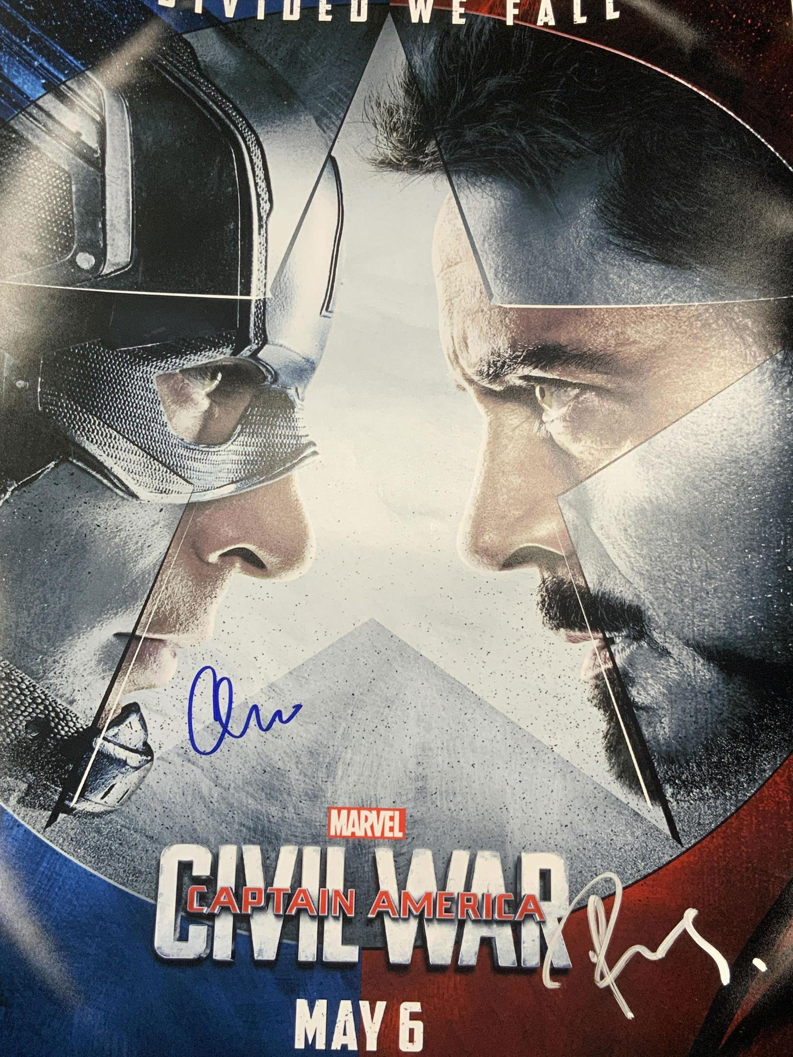 ATTR RDJ & Chris Evans Captain America Litho. (1 of 7)