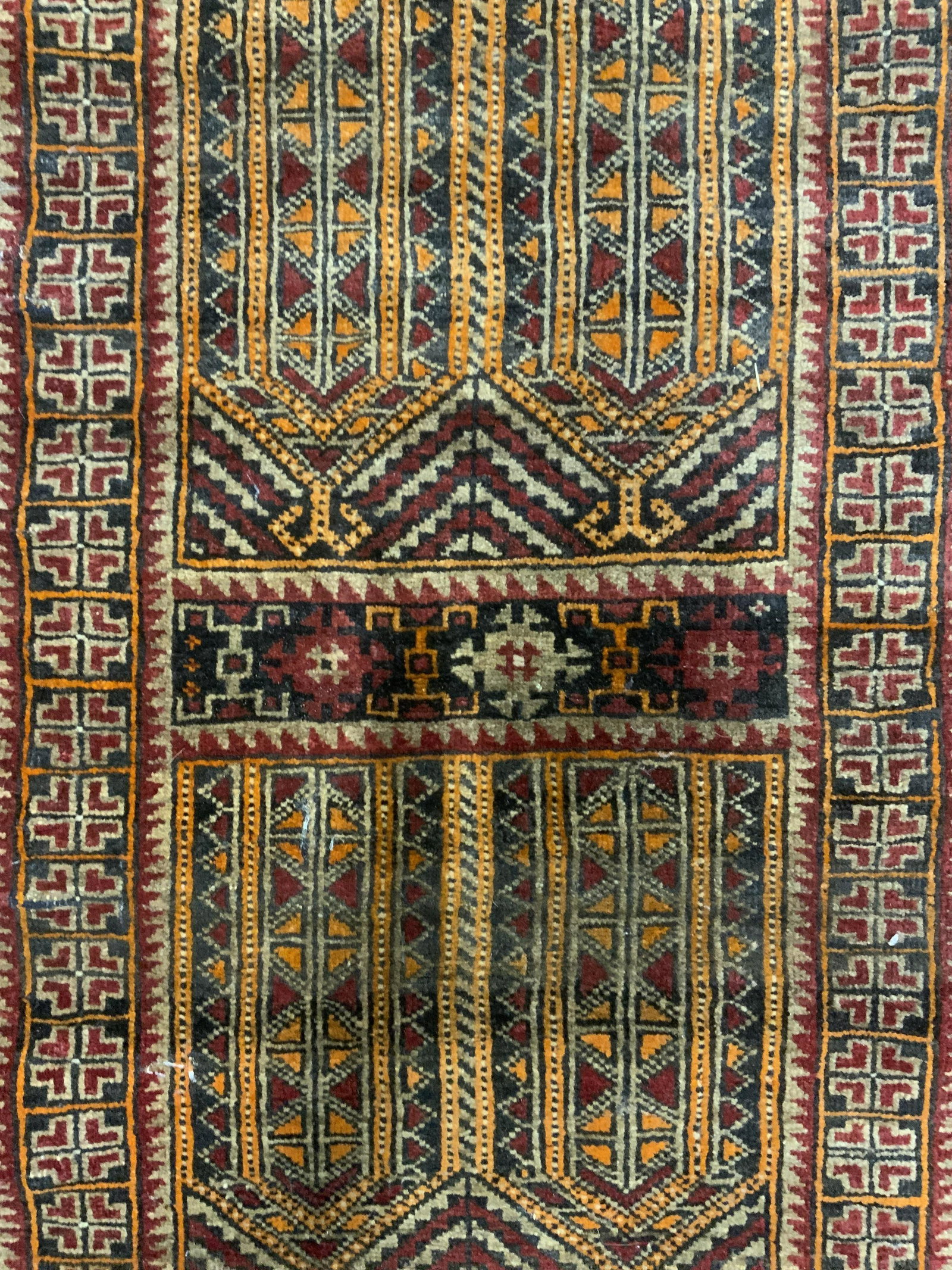 Vintage Handmade AFGAN Wool Area Rug (1 of 8)