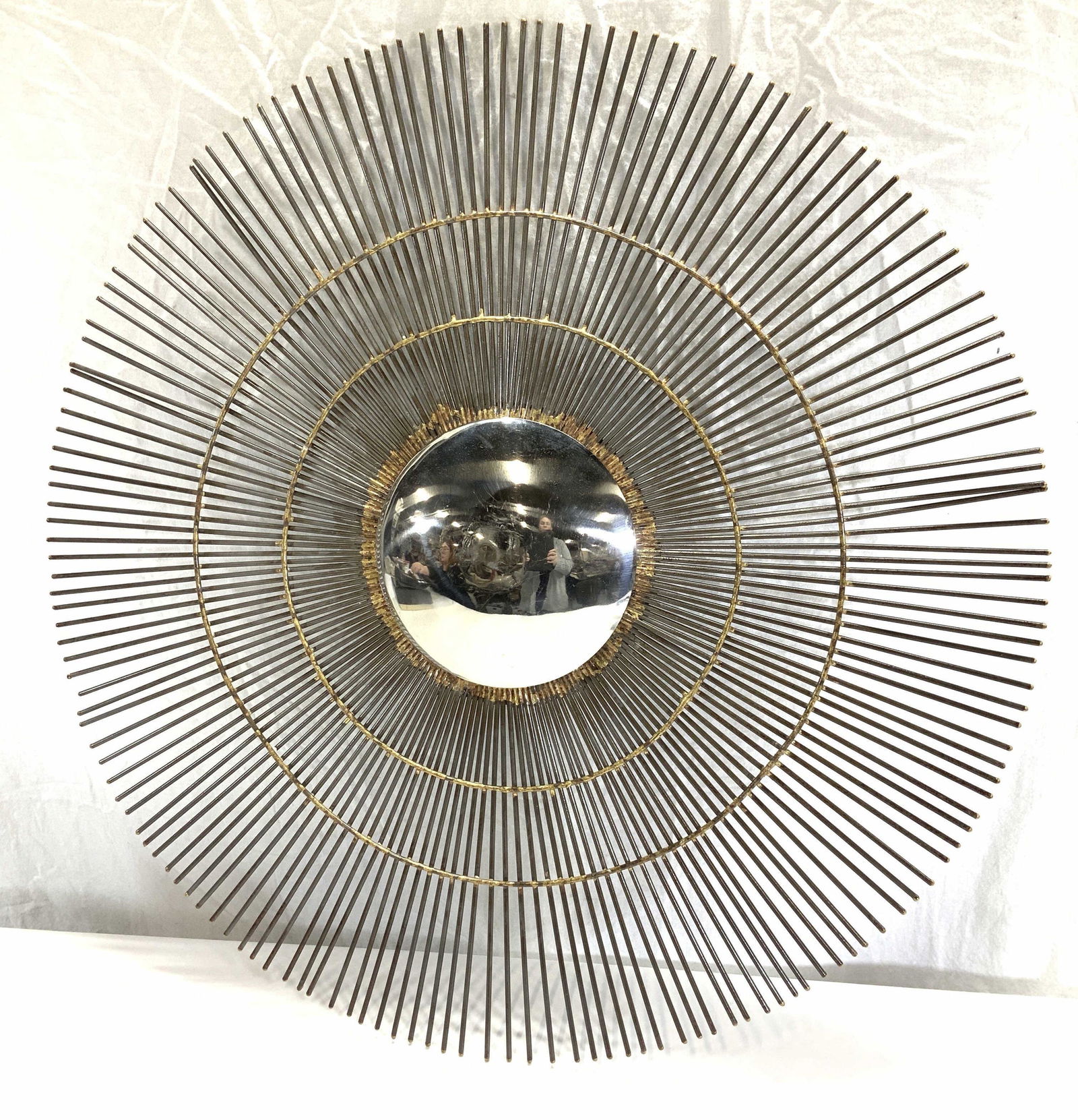 Mid Century Modern Starburst Metal Wall Decor (1 of 7)