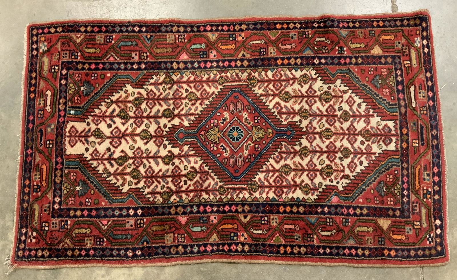 Vintage 4 x 2FT Persian Area Rug (1 of 8)