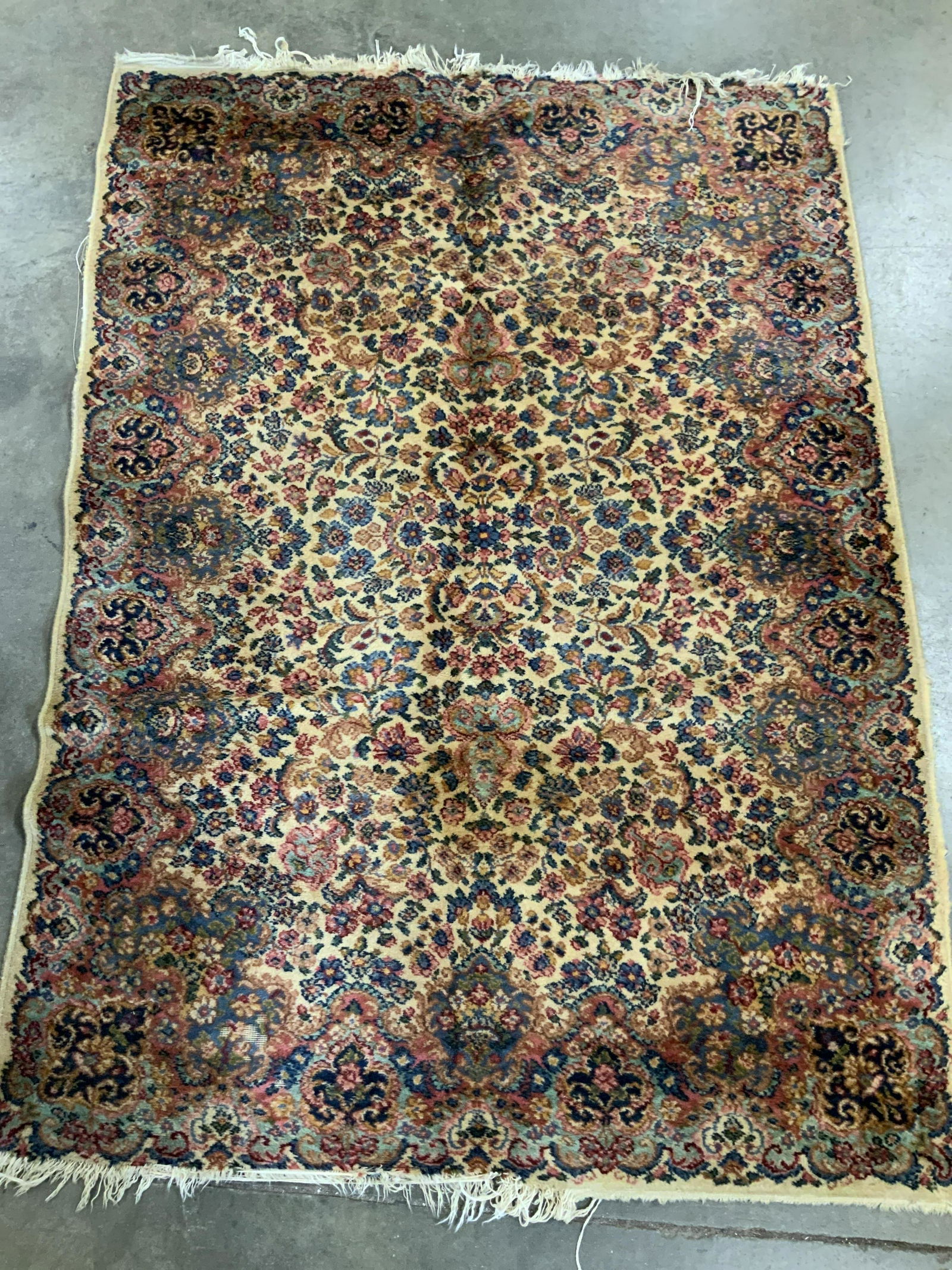 KARASTAN Multicolored Floral KIRMAN Rug (1 of 8)