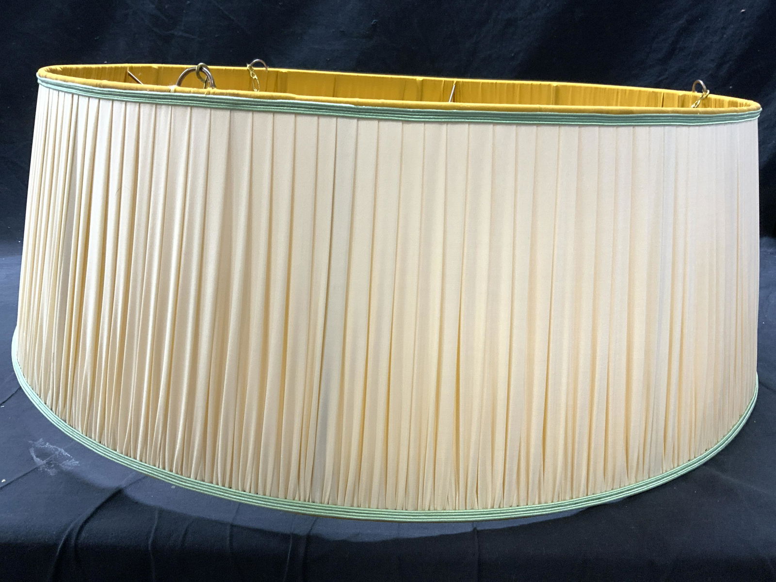 Vintage Pleated Shade French Ceiling Light (1 of 9)