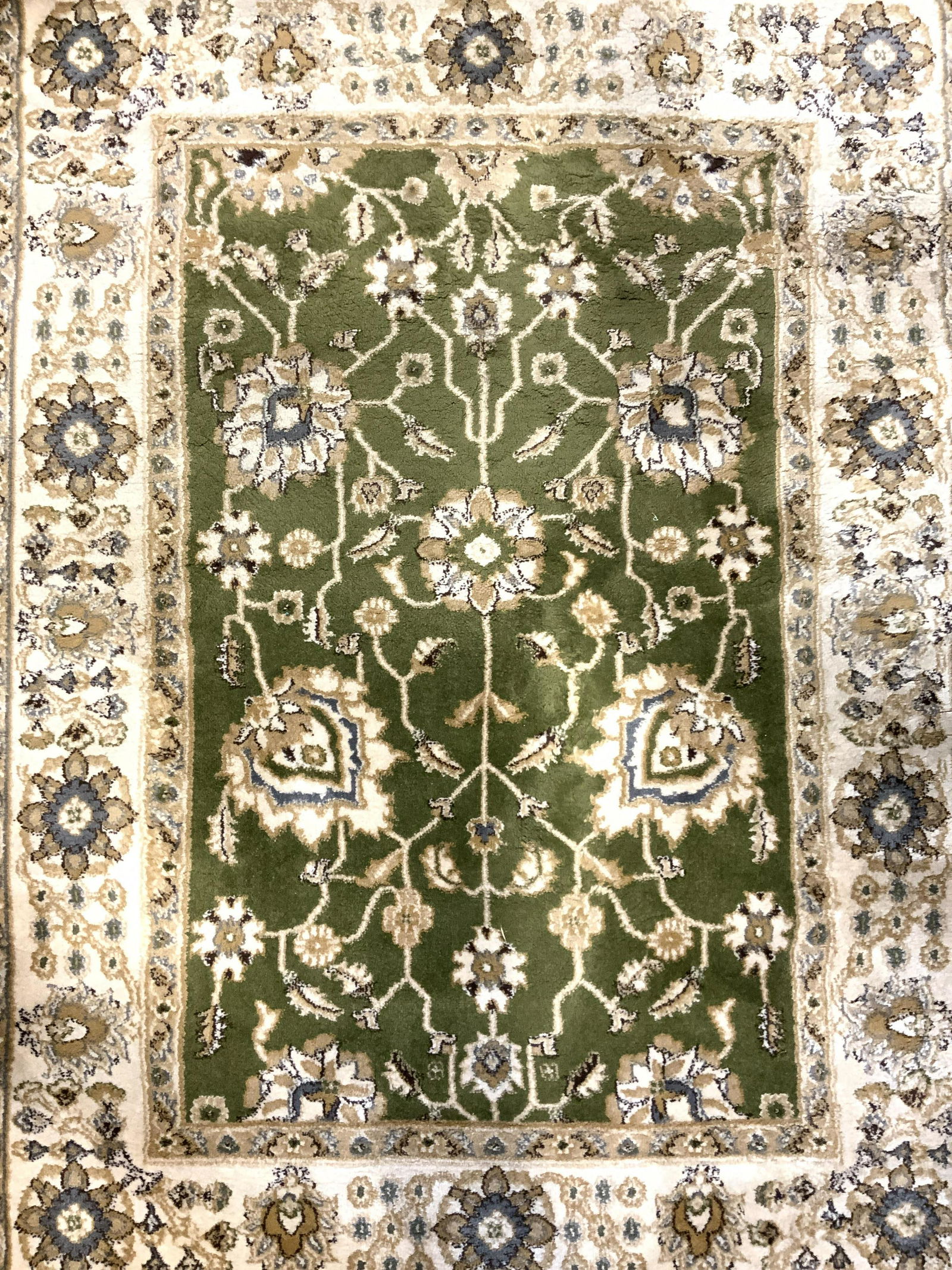 Oriental Wool Floral Motif Area Rug (1 of 8)