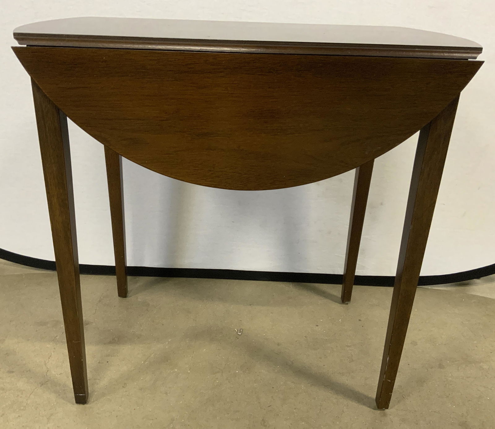 Vntg Wooden Drop Leaf Pembroke Table W Drawer (1 of 10)