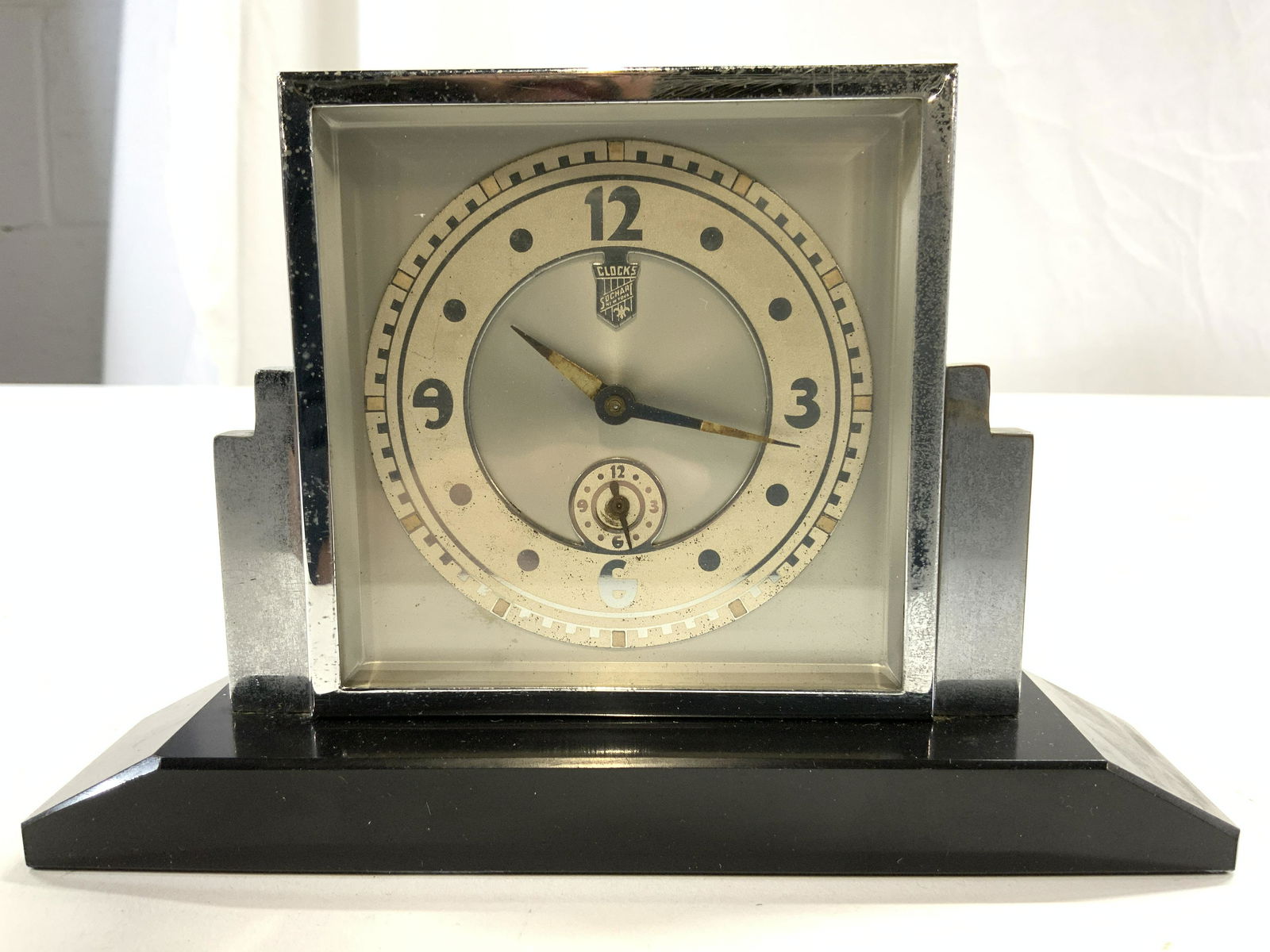SOCHARD Vntg Art Deco Mantel Clock (1 of 8)