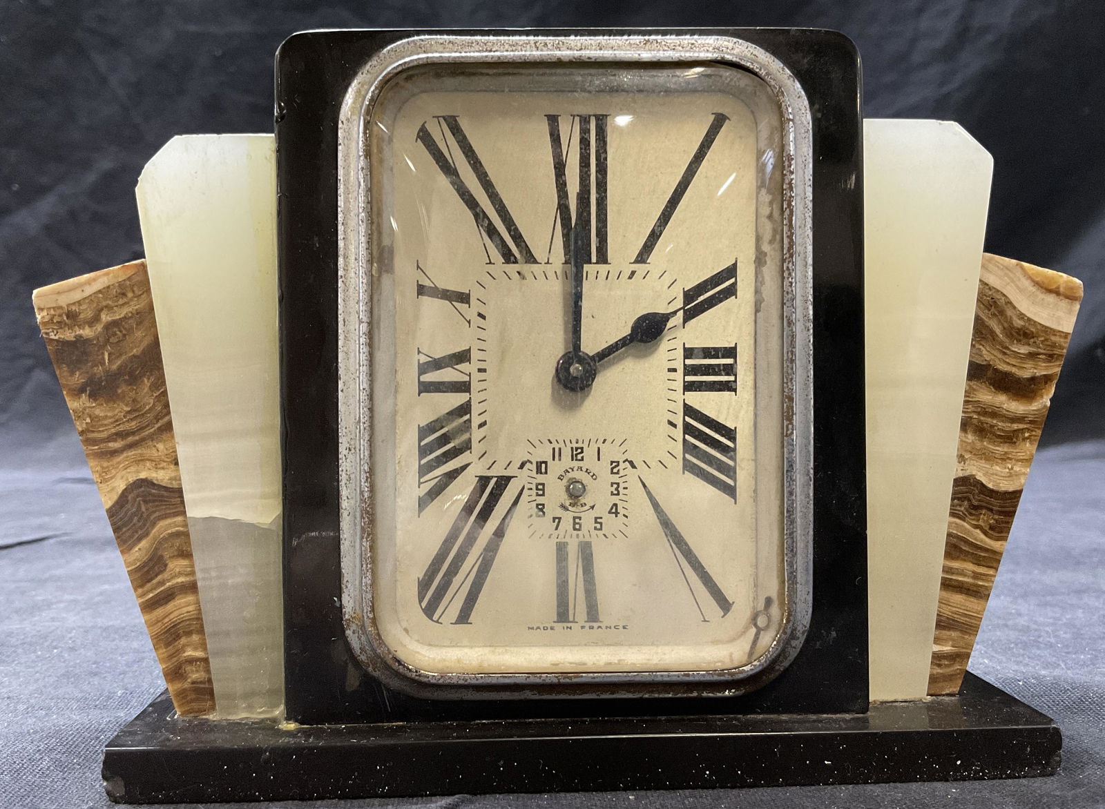 BAYARD Art Deco Marble Tabletop Clock (1 of 8)