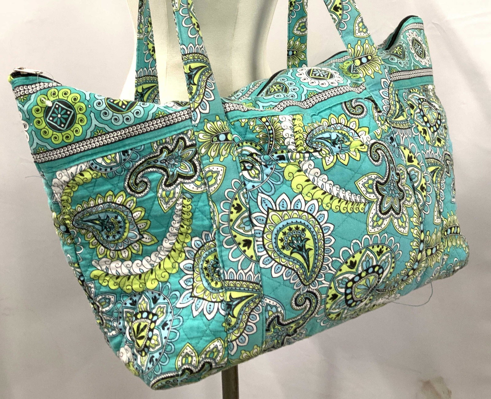 Cotton Paisley Tote Bag, Vera Bradley Style (1 of 8)